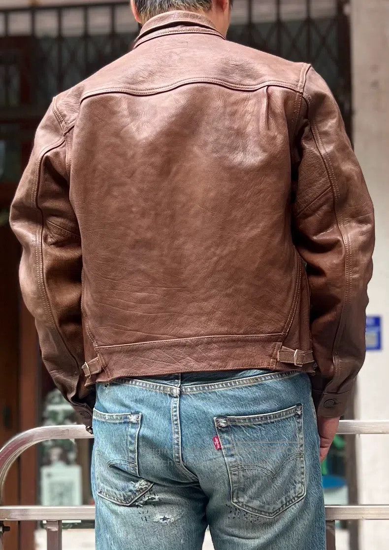 RRL Ralph Lauren RRL Ralph Lauren 2015 vintage 506 leather jacket Size US S / EU 44-46 / 1 - 3 Thumbnail