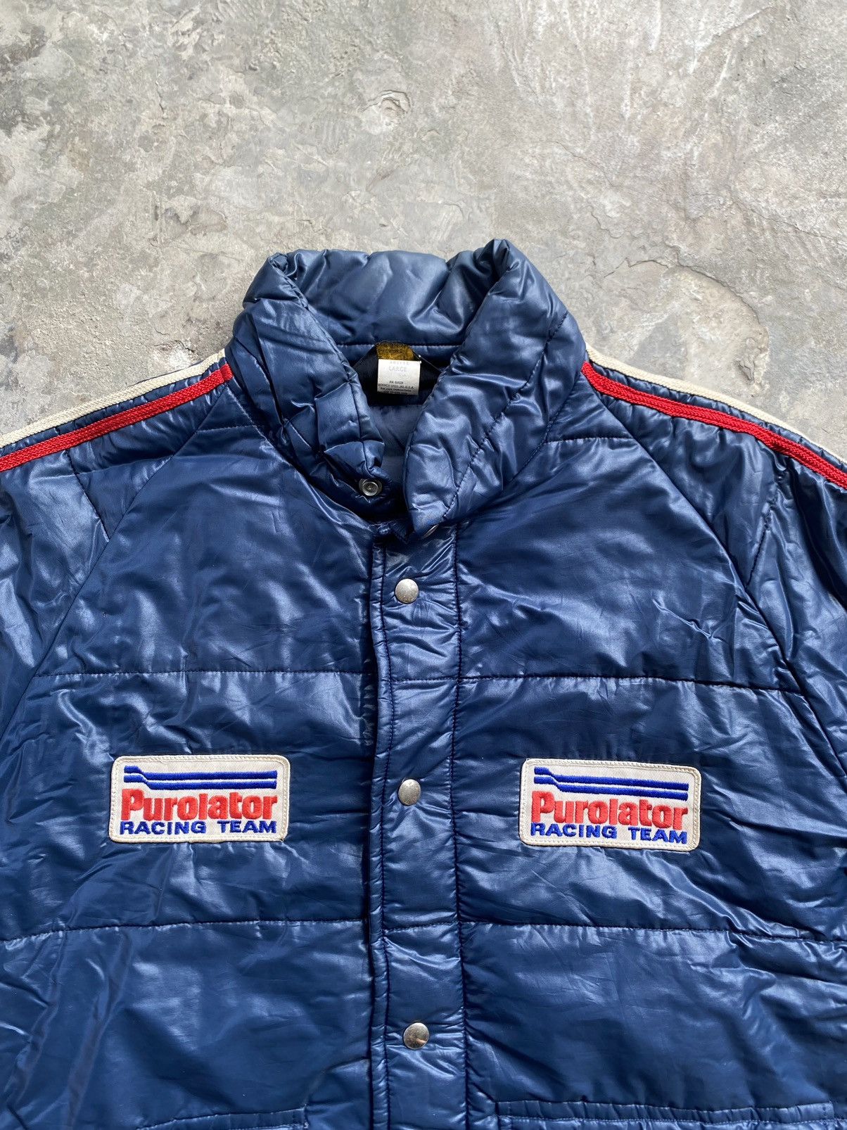 NASCAR × Vintage Vintage Purolator Racing Team Jacket Size US L / EU 52-54 / 3 - 3 Thumbnail