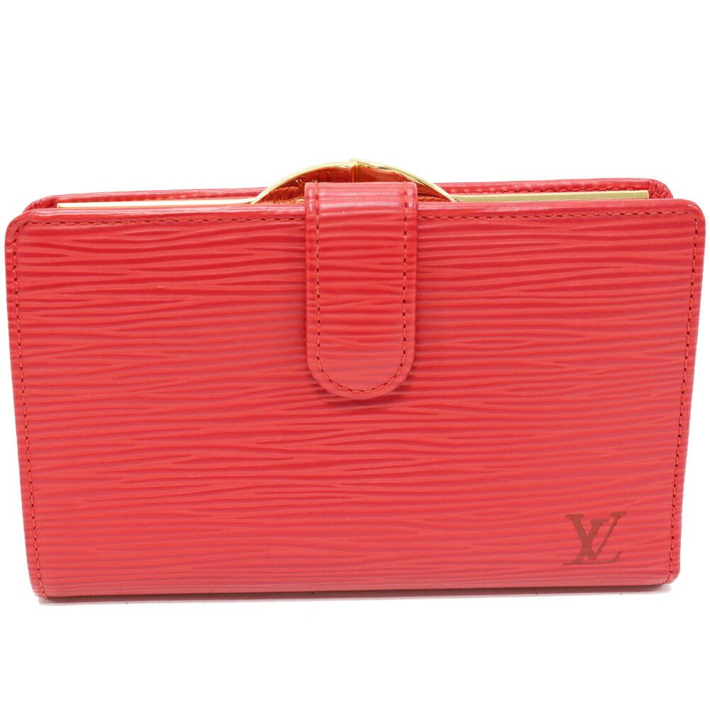 Louis Vuitton Louis Vuitton Portefeuille Viennois Epi Wallet Leather Short Wallet M63247 DUTY FREE for USA