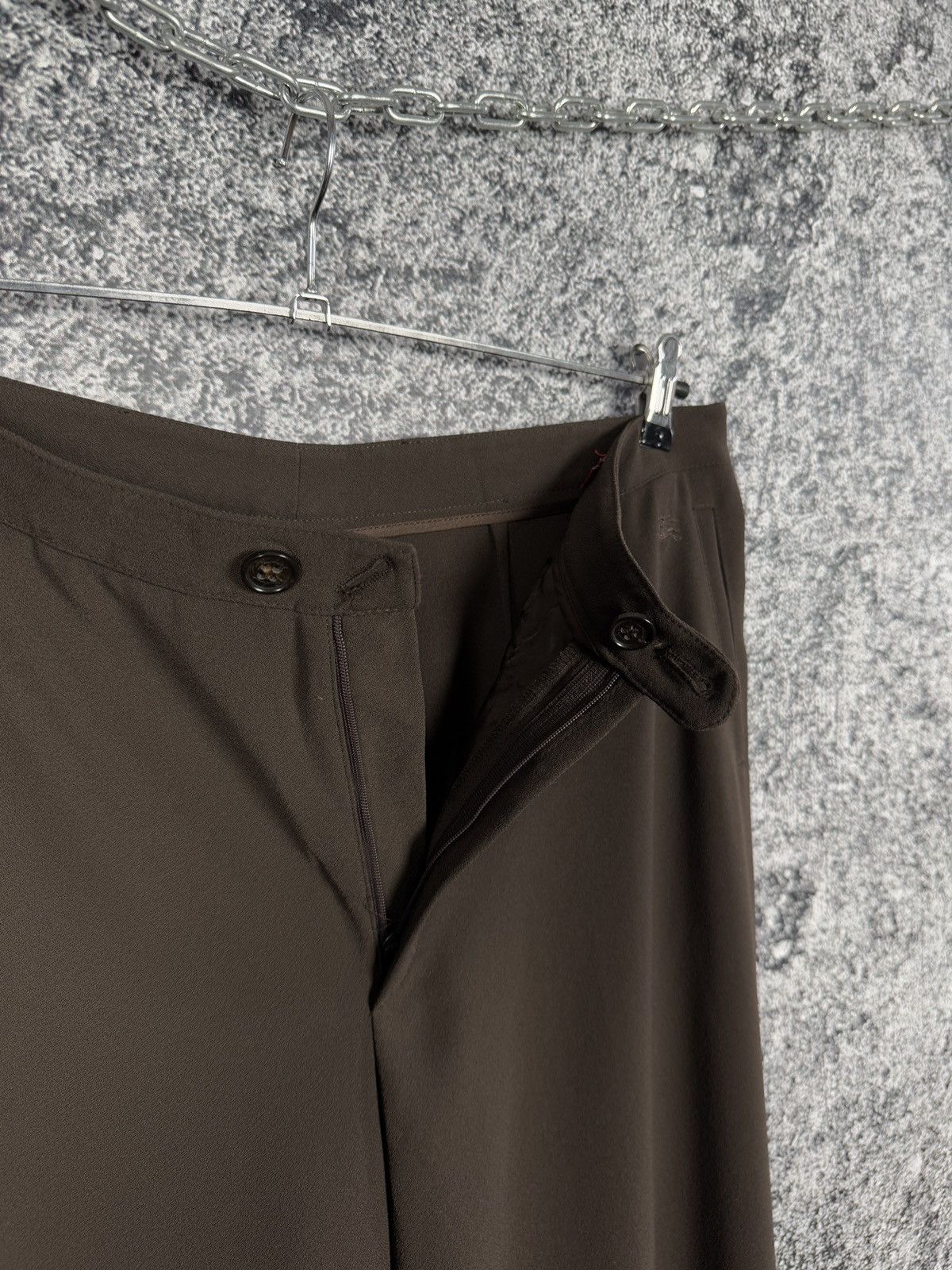 Burberry Women’s Burberry London Classic Pants Luxury Trousers Sz 48 Size 34" / US 12 / IT 48 - 7 Thumbnail