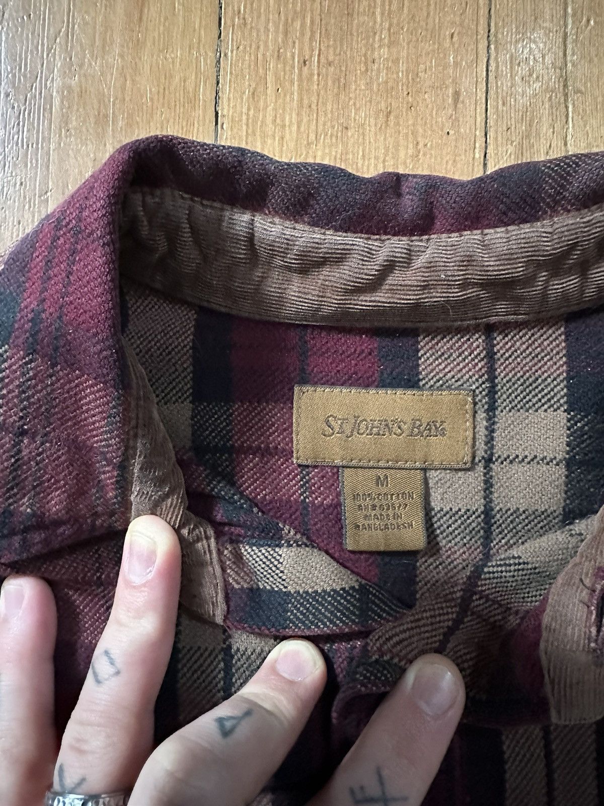 Vintage Vintage flannel plaid button up shirt Size US M / EU 48-50 / 2 - 2 Thumbnail
