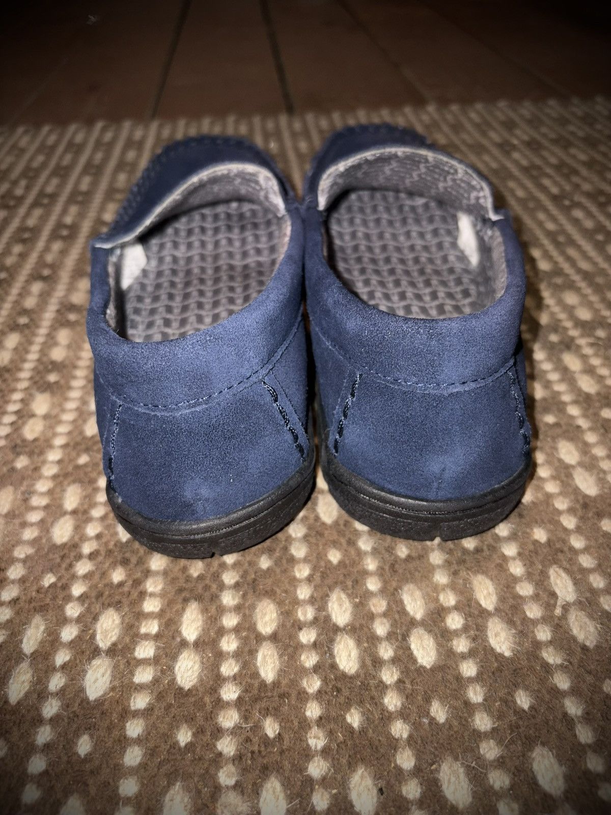 Lands' End Lands’ End Men’s Suede Moccasin Slippers Sz 9 Size US 9 / EU 42 - 6 Thumbnail