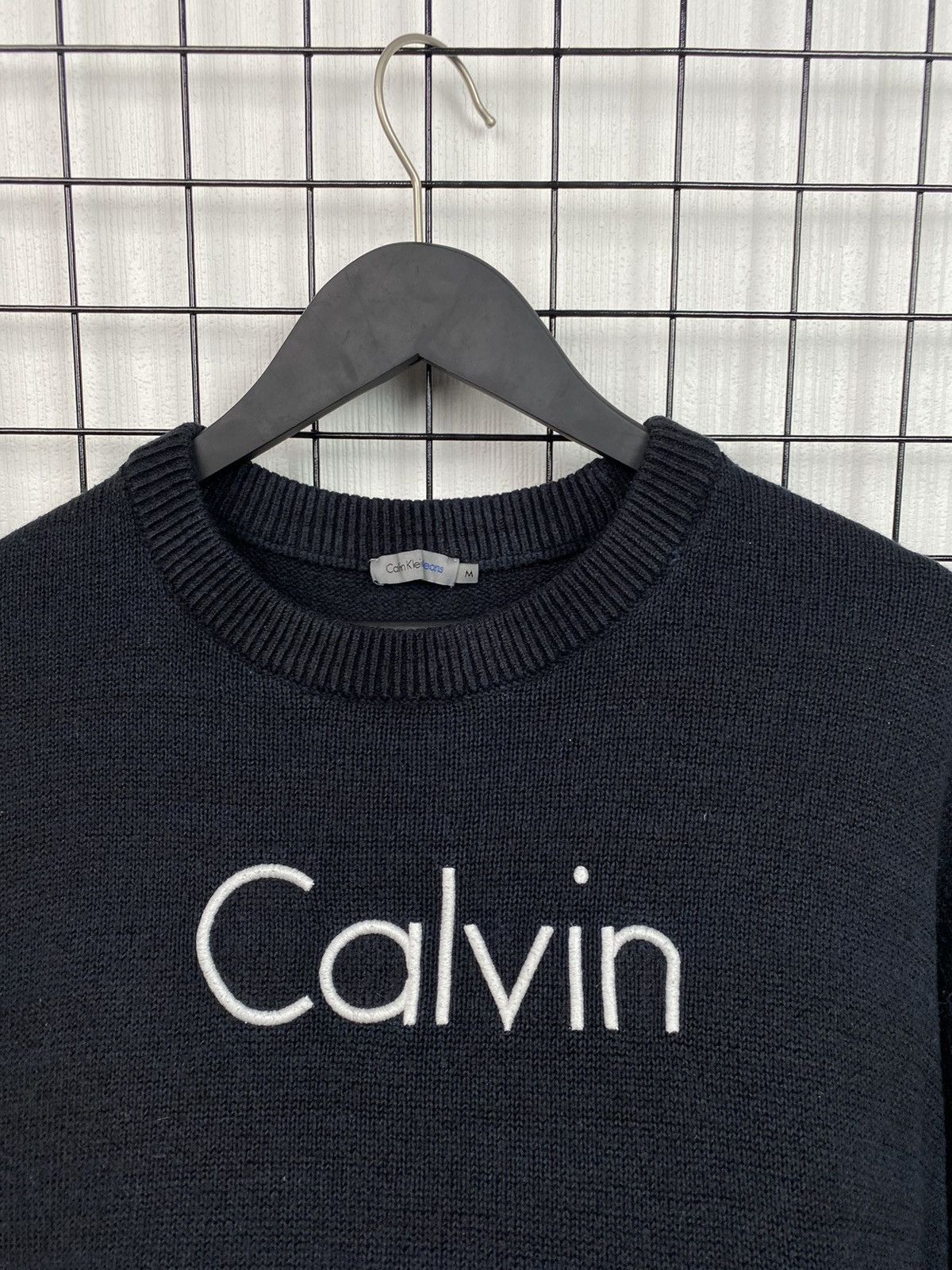 Other Calvin Klein Jeans Oversized Men’s Sweater Black M Big logo Size US M / EU 48-50 / 2 - 6 Thumbnail