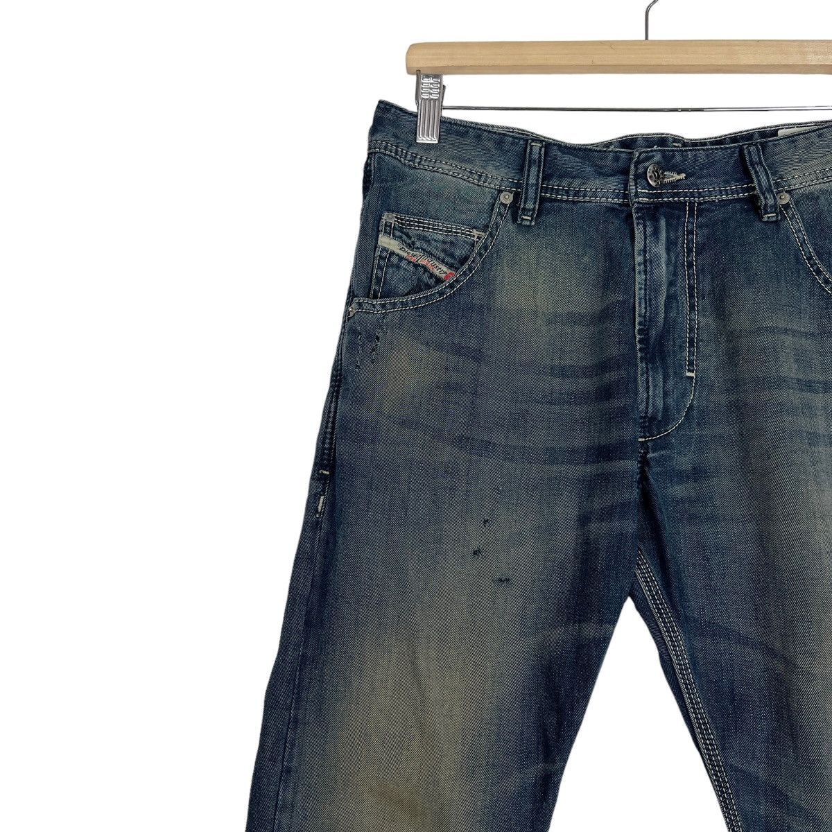 Diesel 🔥 DIESEL DYED WASH KROOLEY REGULAR SLIM CARROT Size US 30 / EU 46 - 7 Thumbnail