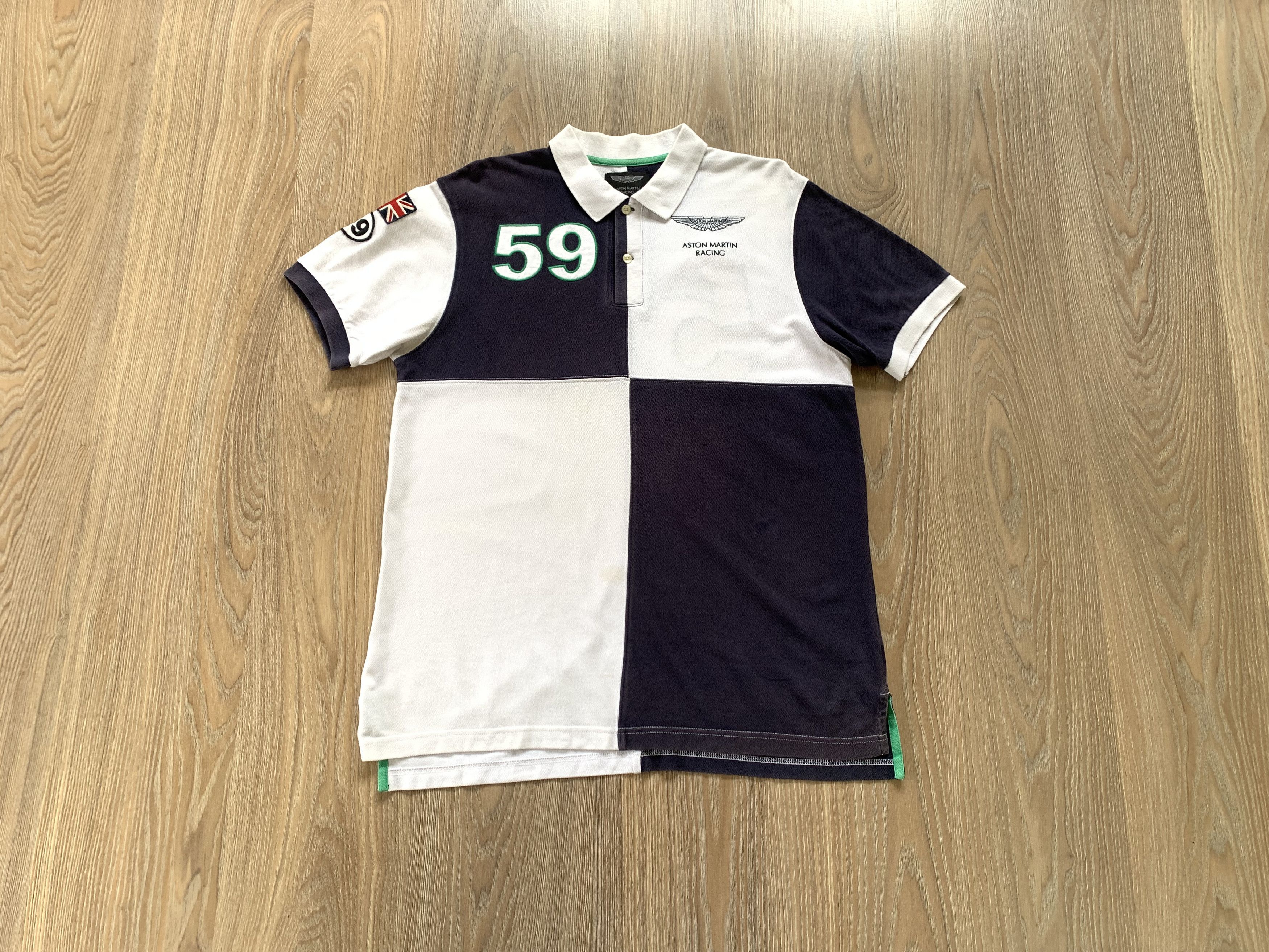 Hackett Vintage Hackett London Aston Martin Racing Team Polo Size US S / EU 44-46 / 1 - 1 Thumbnail