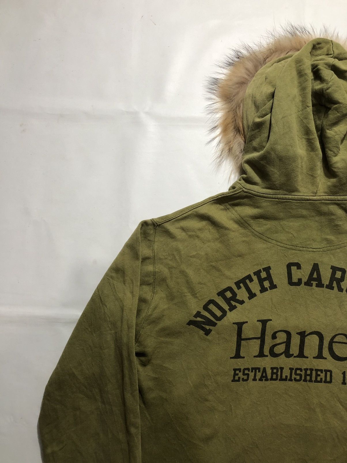 If Six Was Nine × Japanese Brand × Le Grande Bleu (L.G.B.) Japanese Poem Fur Hoodie Ifsix LGB Style Size US L / EU 52-54 / 3 - 9 Thumbnail