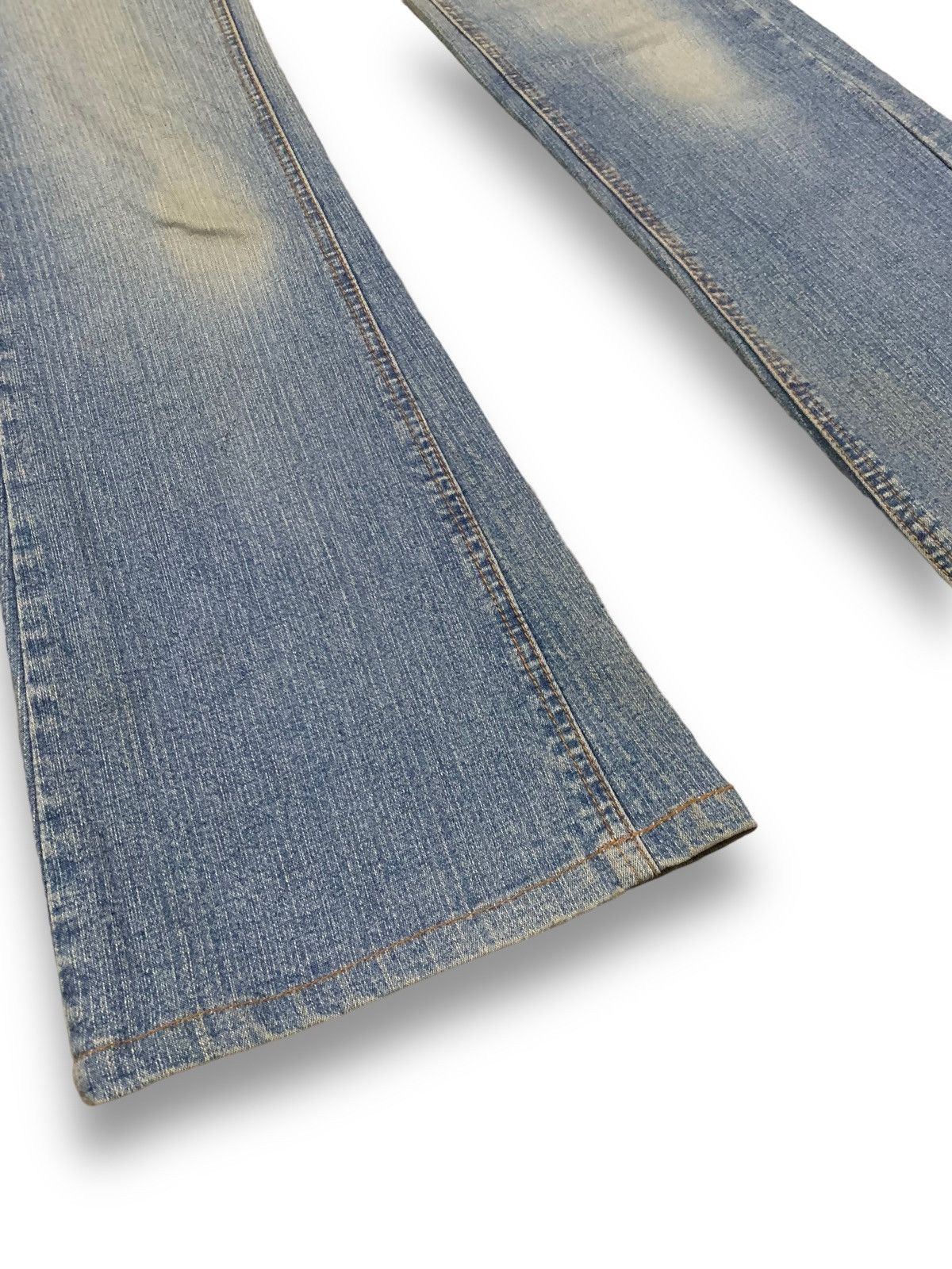Hysteric Glamour Vintage Japanese Brand Mud Wash Low Rise Flare Bush Jeans Size US 29 - 10 Thumbnail