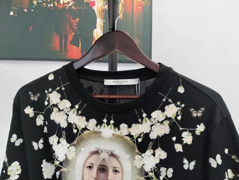 Givenchy Givenchy Starry Madonna Short Sleeve T-shirt Size US S / EU 44-46 / 1 - 6 Thumbnail