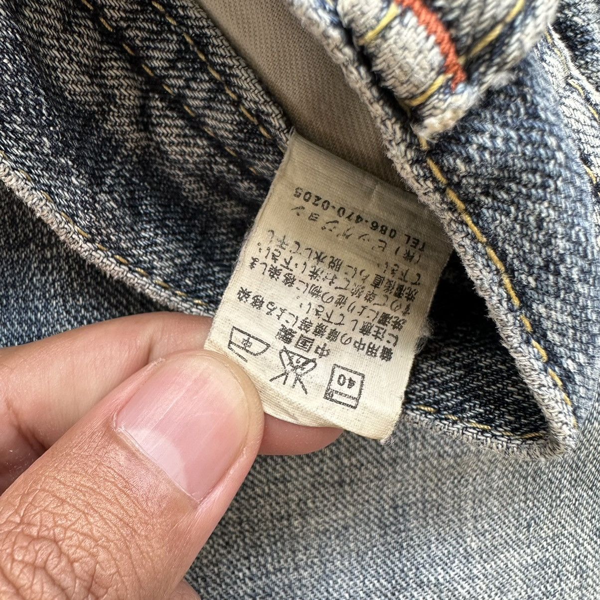 Japanese Brand Vintage GLHEART Distressed Faded Denim Jean Pant W30 Size US 30 / EU 46 - 9 Thumbnail