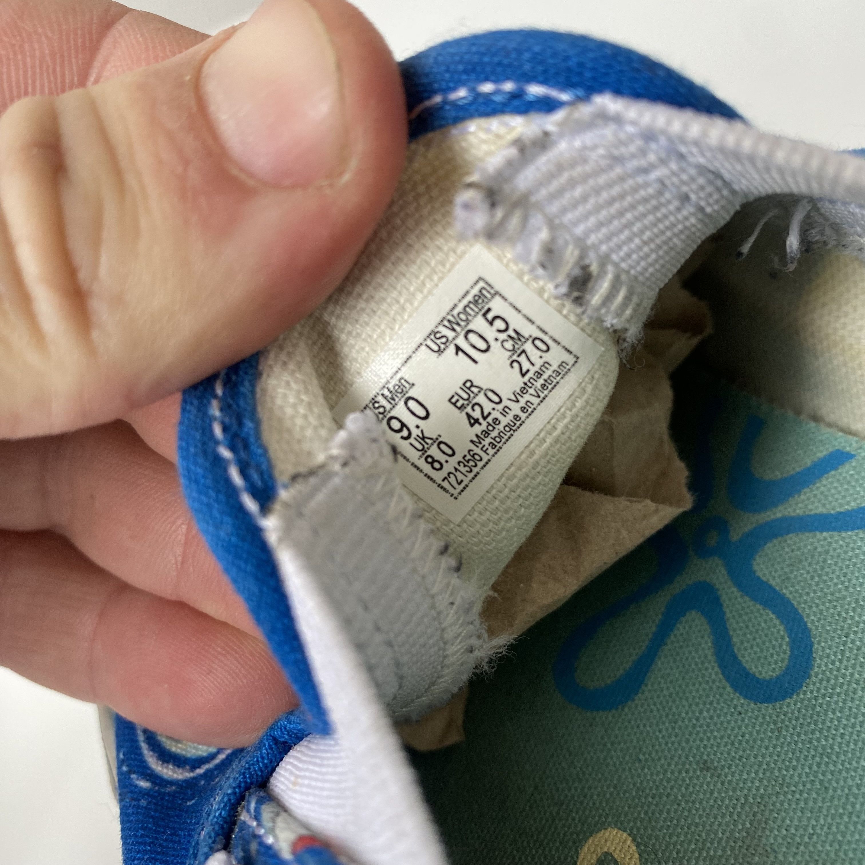 Vans Vans SpongeBob x UA Authentic OG Classic Slip-On Sneakers Size US 9 / EU 42 - 7 Thumbnail