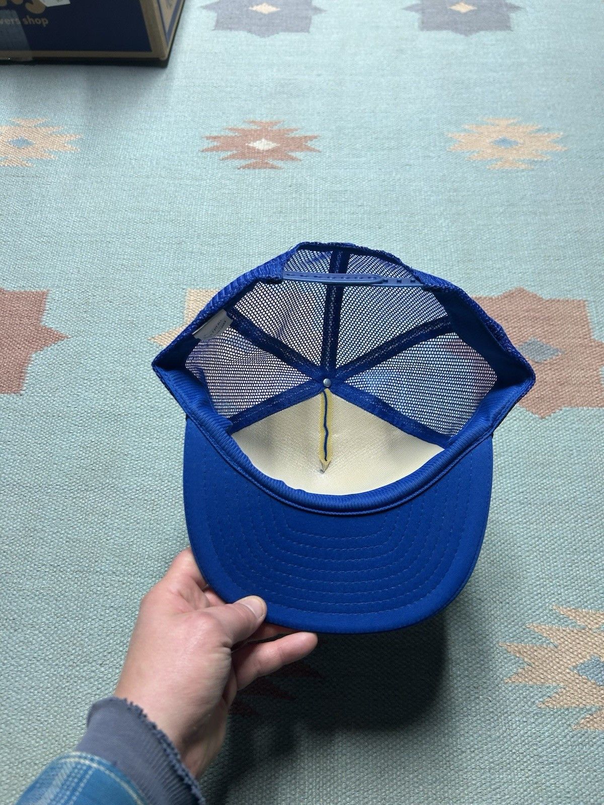 Vintage Vintage trucker hat tank truck service Michigan blue snap Size ONE SIZE - 5 Thumbnail