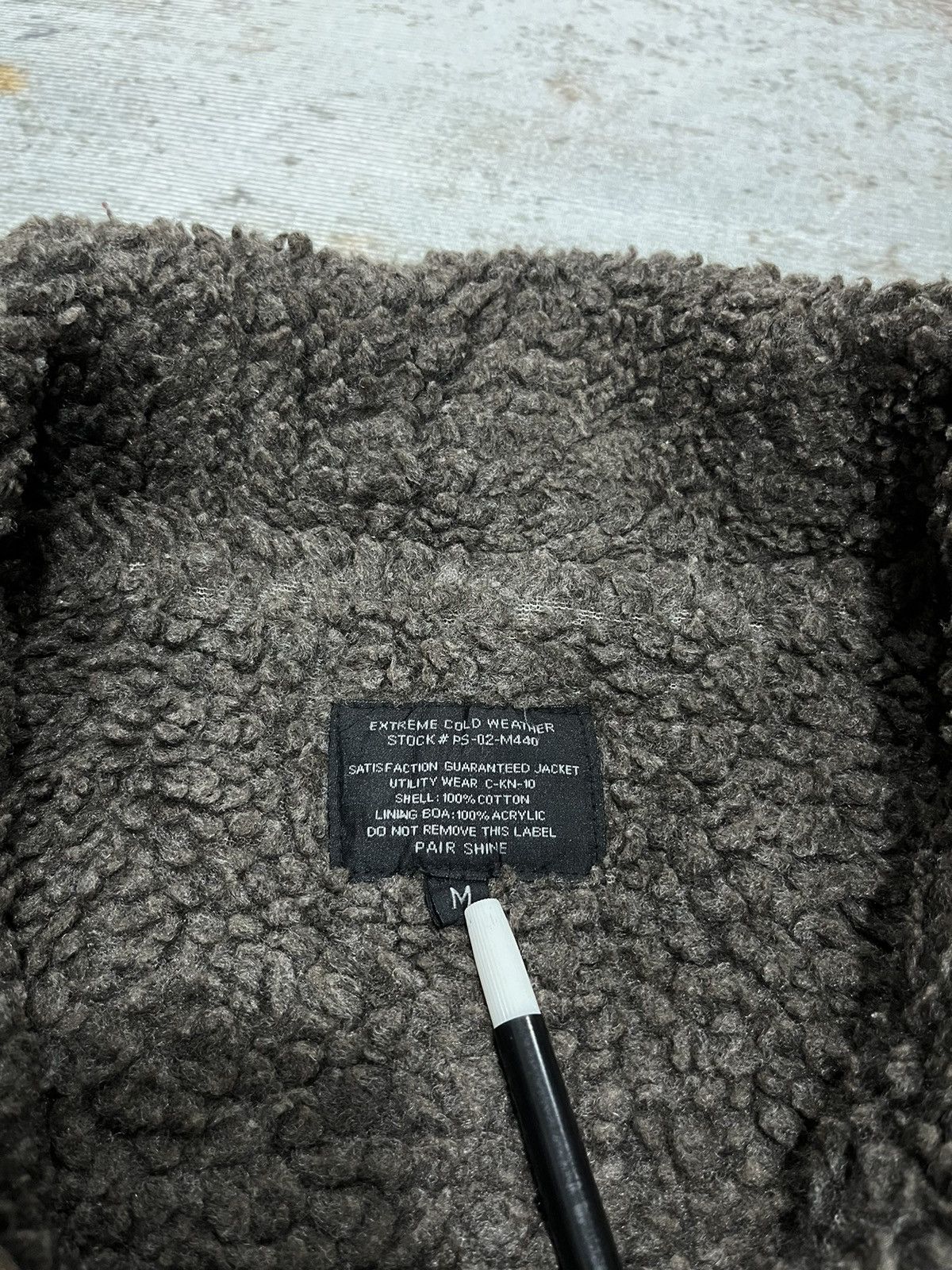 Japanese Brand Vintage Extreme Cold Weather Sherpa Canvas B3 Jacket Size US L / EU 52-54 / 3 - 7 Thumbnail