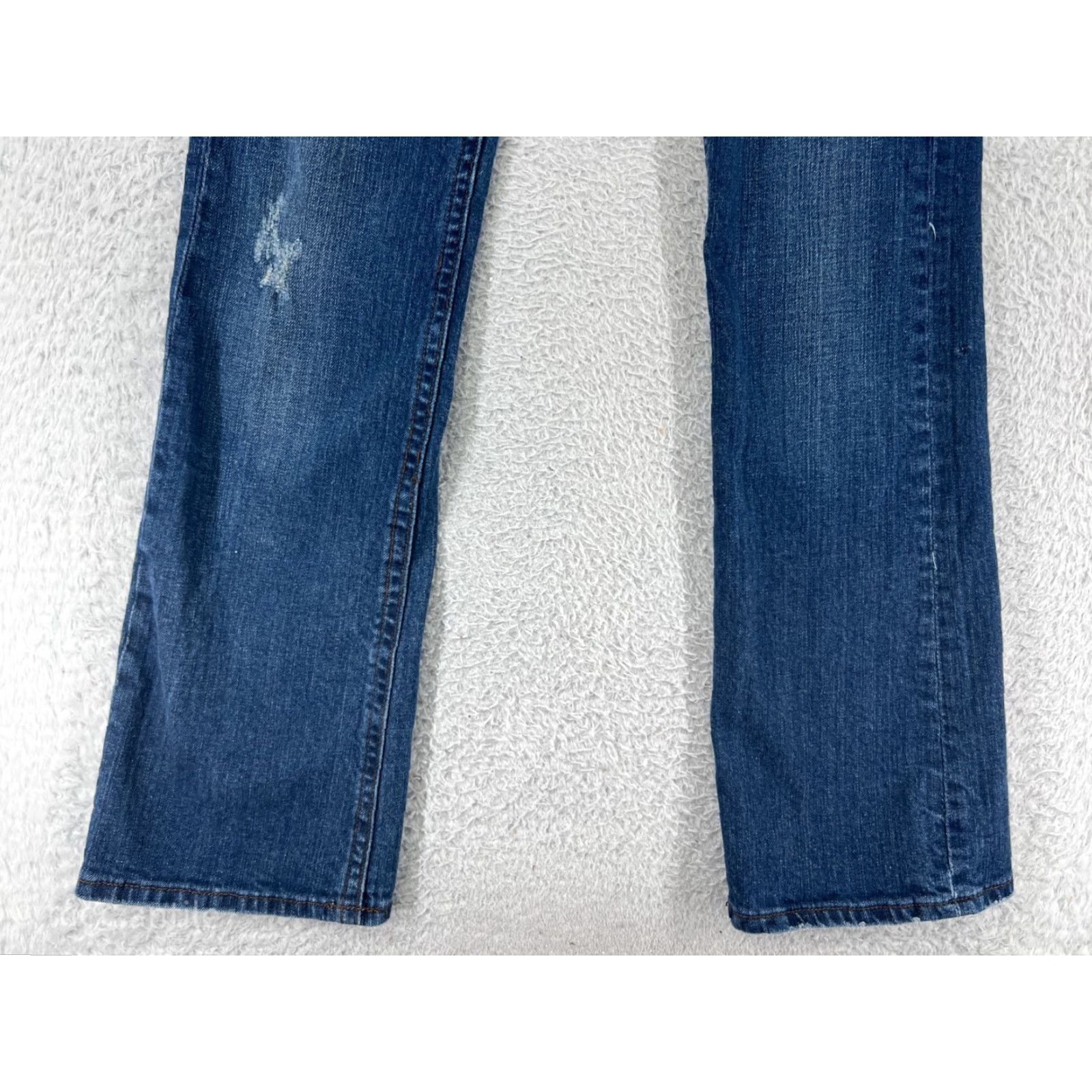 VIGOSS Womens Jeans Bootcut 3 Blue Denim Stretch Low Rise Cotton Vintage Girl