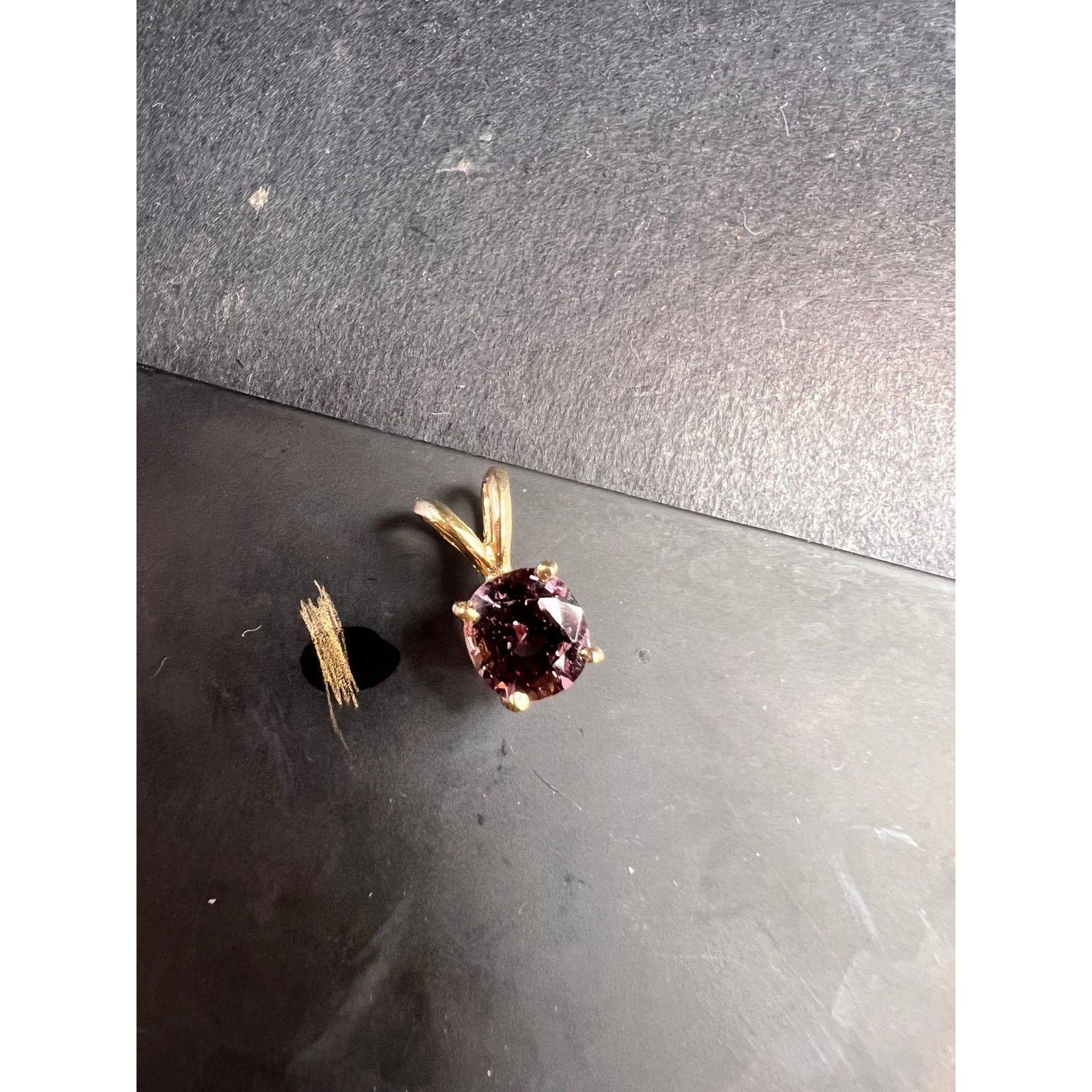 Other 14k gold Violet purple spinel pendant Size ONE SIZE - 5 Thumbnail