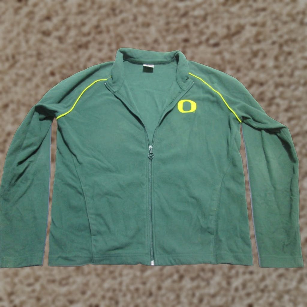 Nike Nike Womens Track Jacket L Khaki External Active Outerwear Jacket with Pockets Long Sleeve Zip Closure Solid Pattern Sportswear Size L / US 10 / IT 46 - 1 Thumbnail