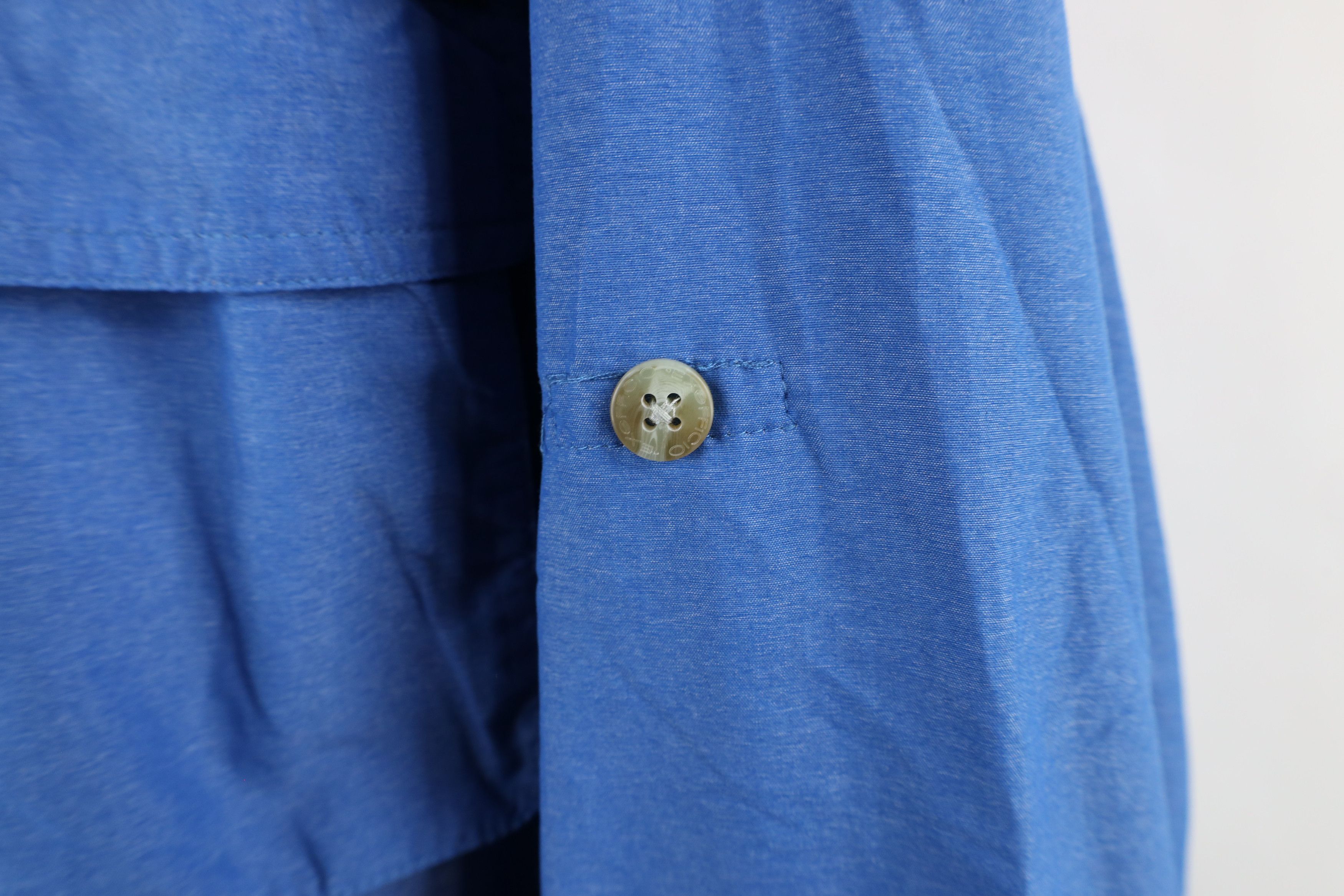 ExOfficio × Vintage ExOfficio Hiking Trail Collared Button Down Shirt Blue Size US M / EU 48-50 / 2 - 8 Thumbnail