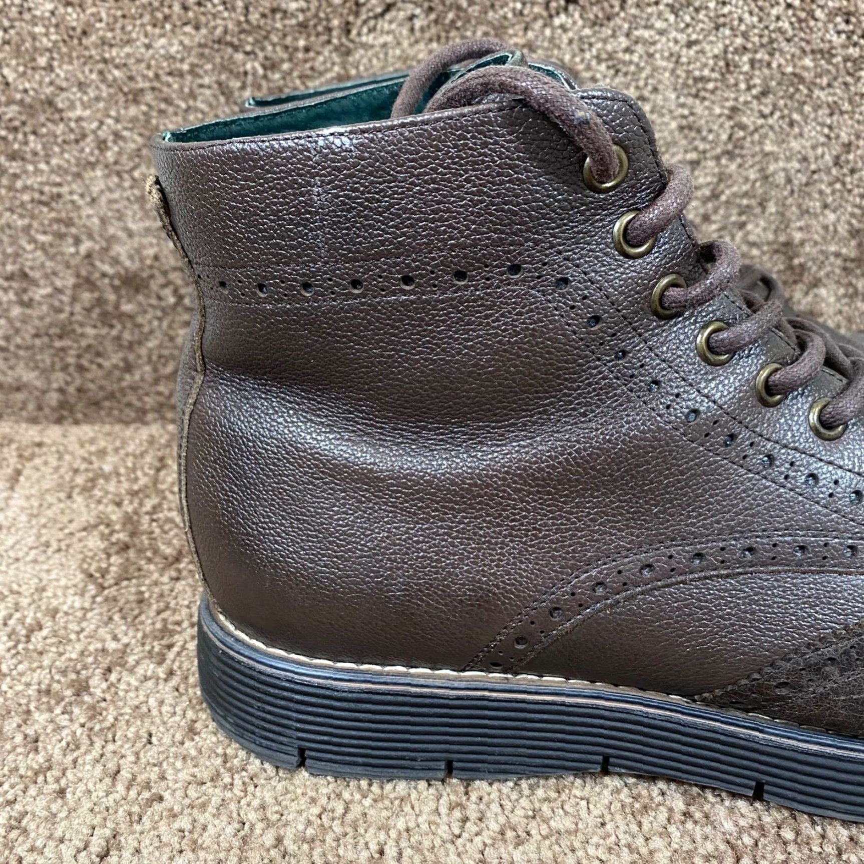 Clarks Clarks Chukka Boots Mens 11 Brown Leather Uppers Heavyweight Lace Style # 23264 Boots Mens Size US 11 / EU 44 - 2 Thumbnail