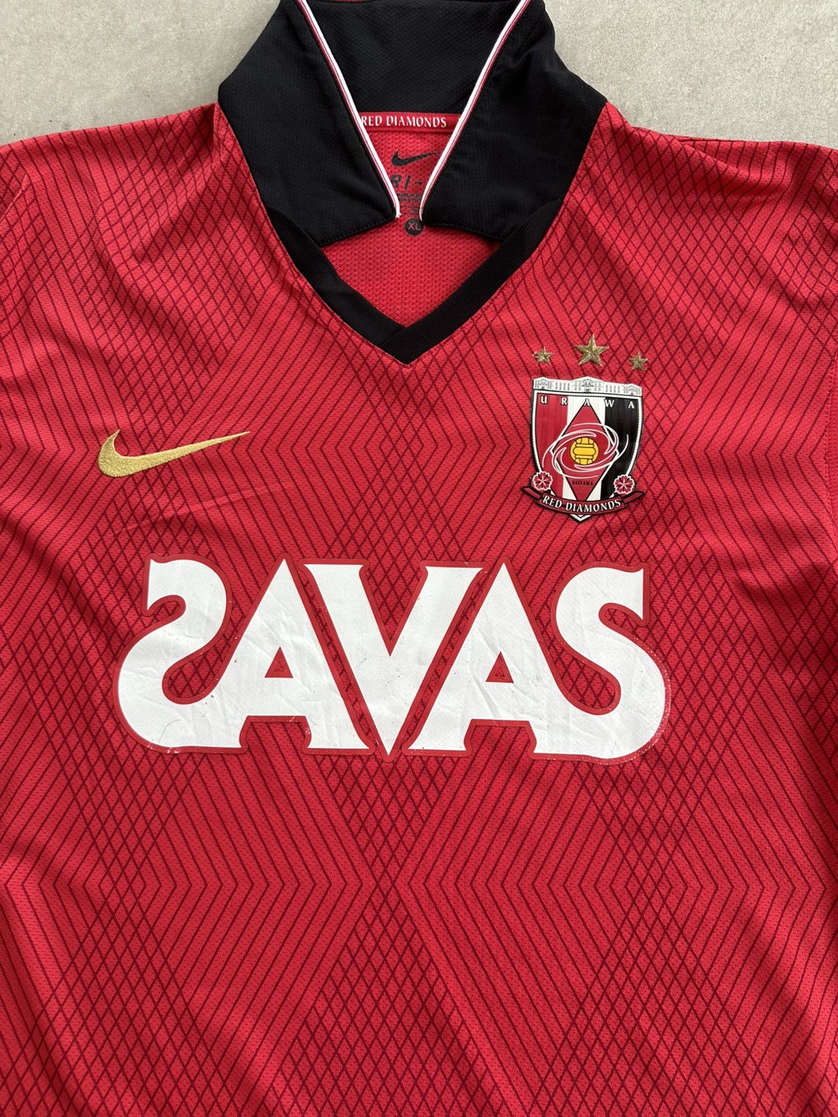 Nike × Vintage VINTAGE 2011 J.LEAGUE URAWA RED DIAMONDS HOME JERSEY Size US XL / EU 56 / 4 - 3 Thumbnail