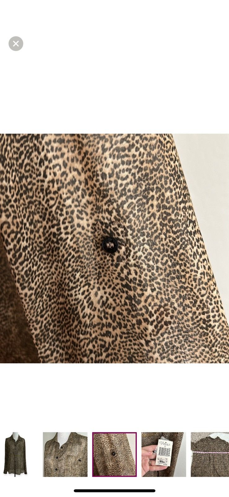 Guess Guess large animal print button down blouse Size L / US 10 / IT 46 - 5 Thumbnail