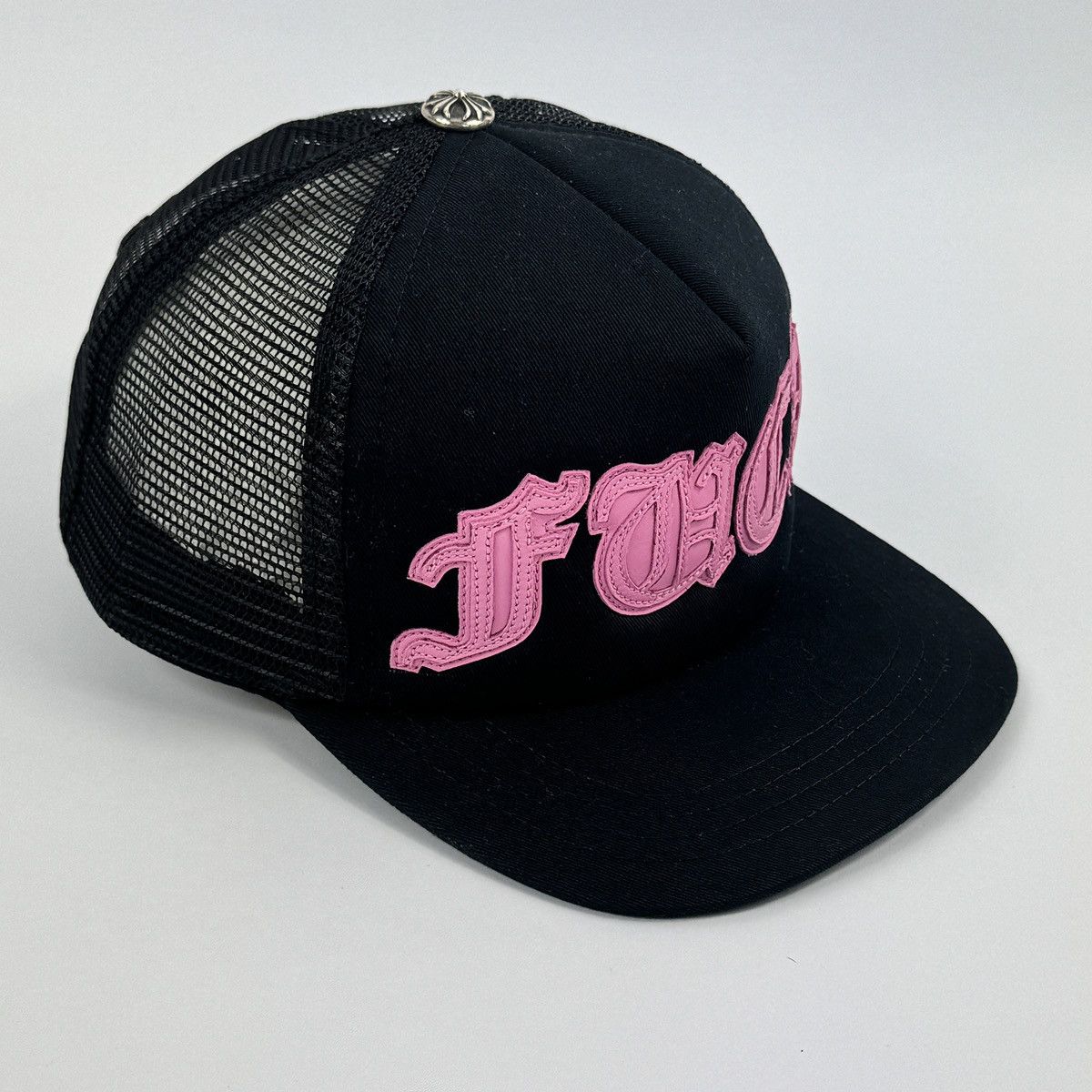 Chrome Hearts PINK F*CK LEATHER PATCH CAP RARE Size ONE SIZE - 2 Thumbnail