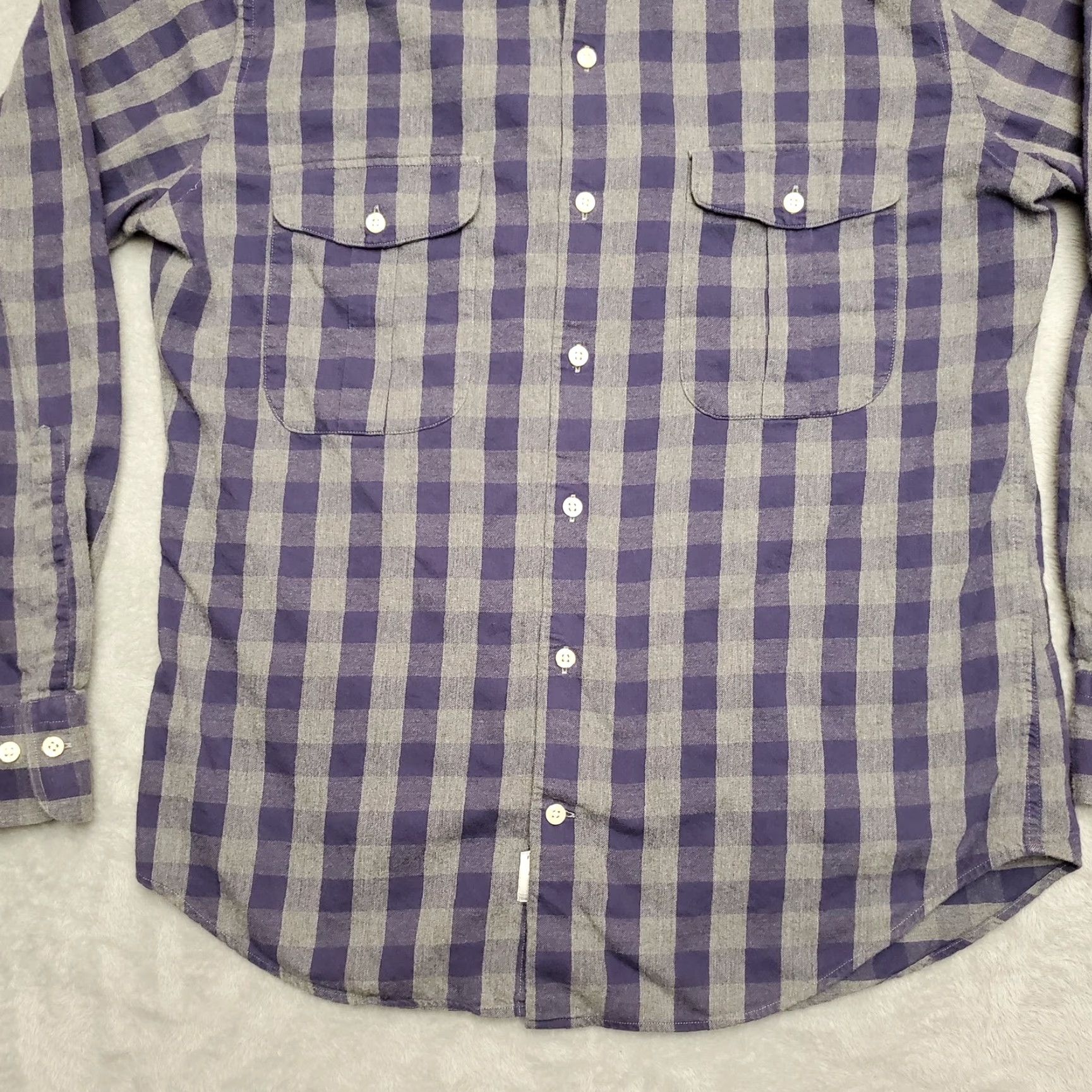 Peter Millar VINTAGE Peter Millar Shirt Mens Medium Blue Plaid Mountainside Flannel Long Sleeve Size US M / EU 48-50 / 2 - 3 Thumbnail