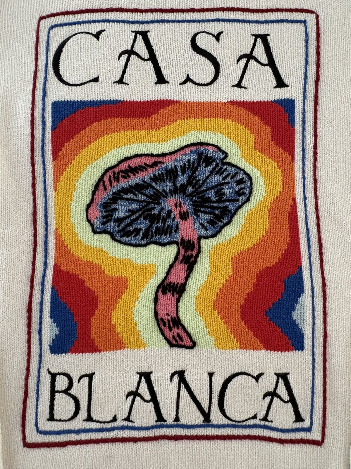 Casablanca Casablanca Intarsia Knit Sweater - Mind Vibrations Size US L / EU 52-54 / 3 - 2 Thumbnail