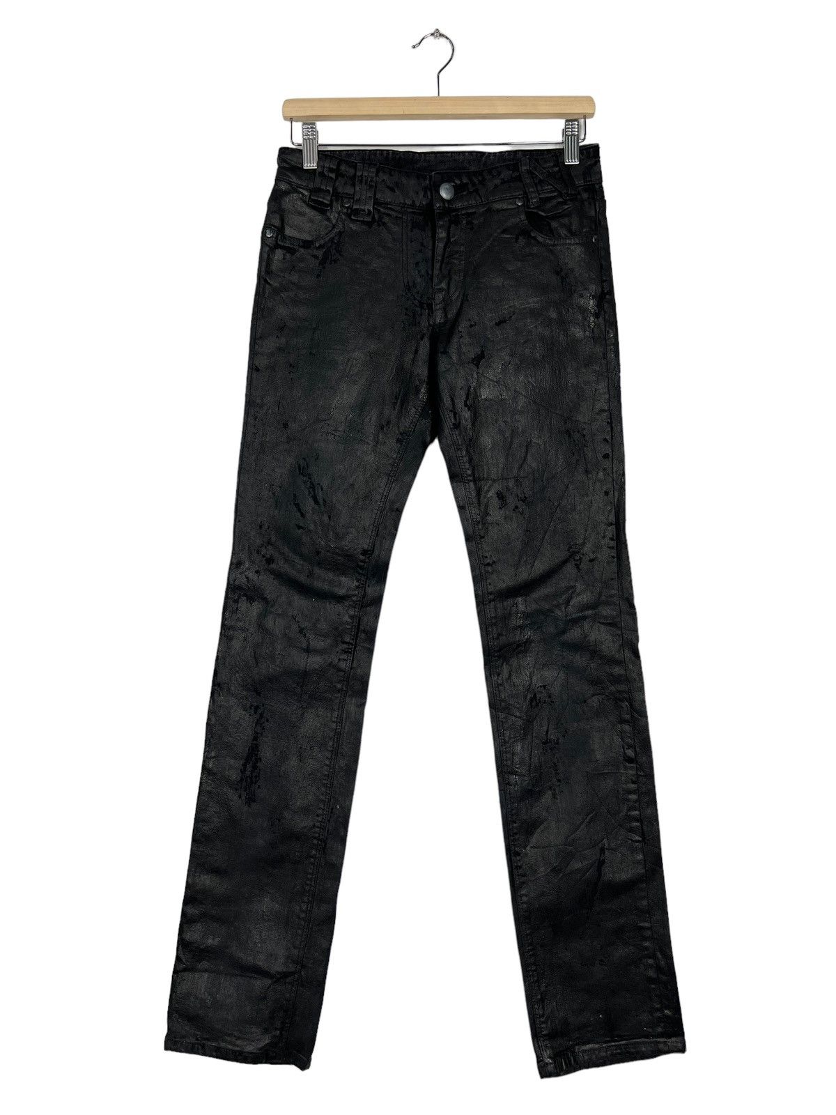 If Six Was Nine 🔥 NUI TUTTI 111 PAIN COATED PANTS Size US 28 / EU 44 - 1 Thumbnail