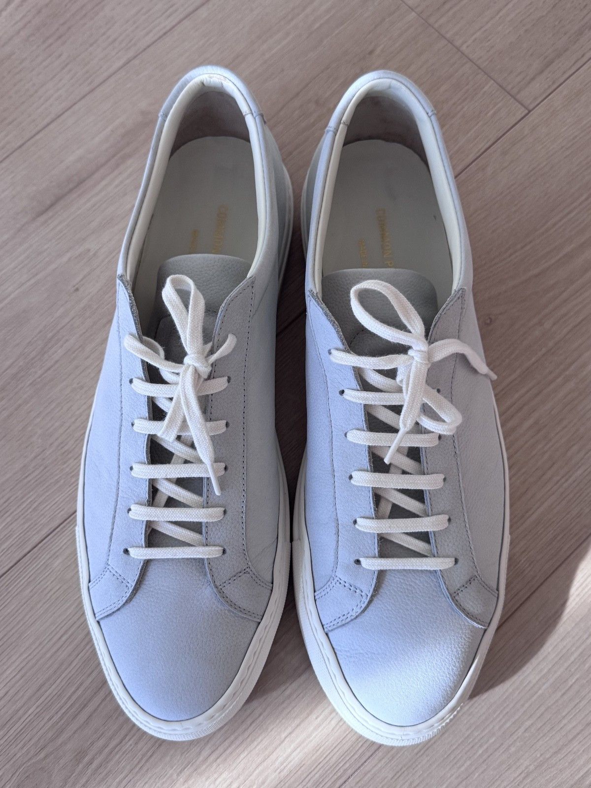 Common Projects COMMON PROJECTS Gray Contrast Achilles Sneakers Size 12 / 45 Size US 12 / EU 45 - 4 Thumbnail
