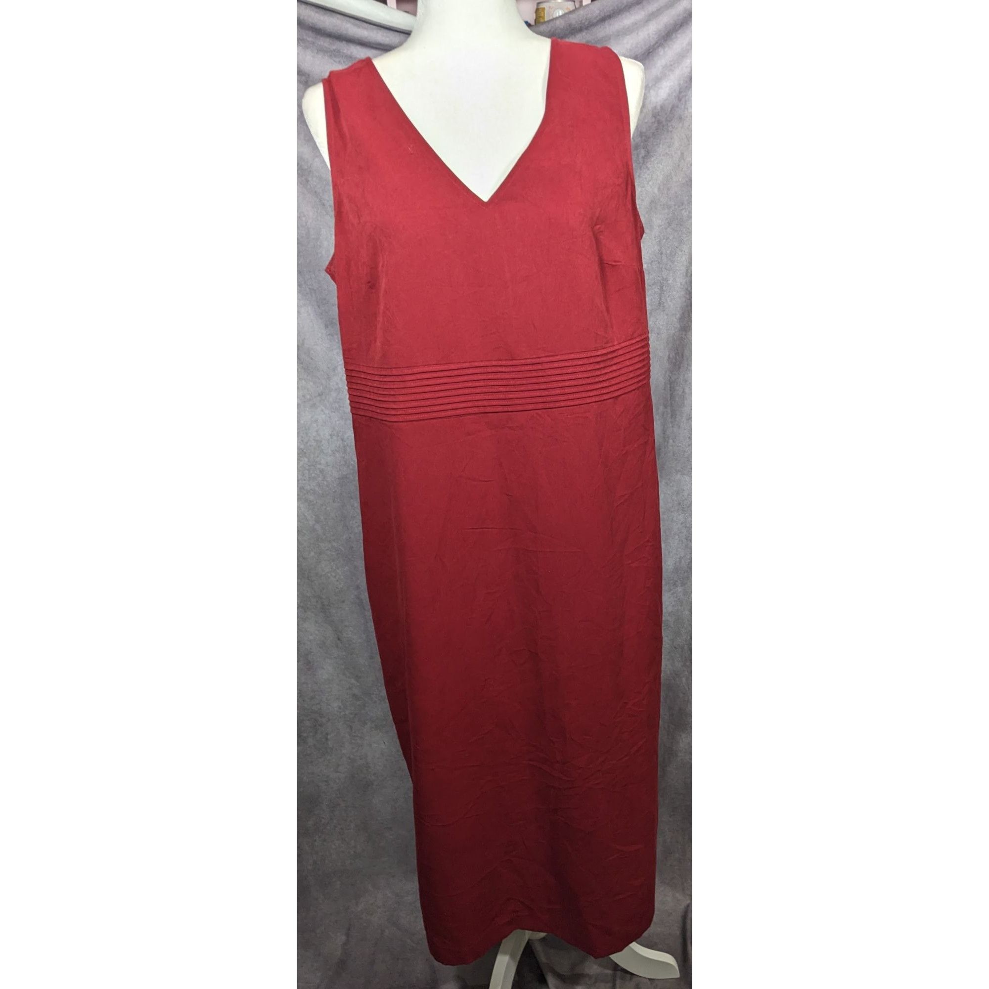 Other Vintage Melissa Harper Red Floral Embroidered Dress And Jack Size XL / US 12-14 / IT 48-50 - 12 Thumbnail