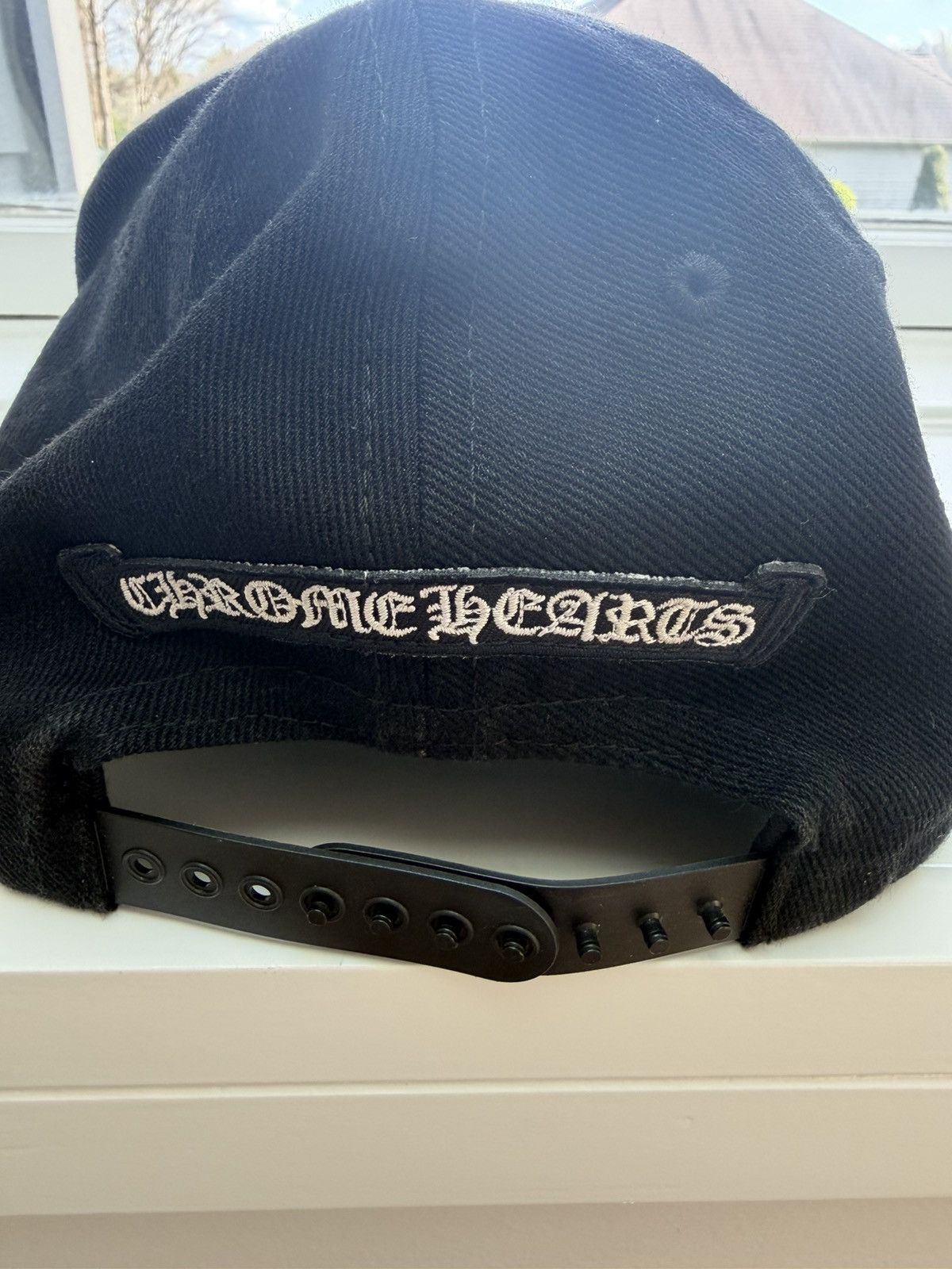 Chrome Hearts Chrome Hearts Embroidered RS3 Logo Baseball Hat Black Size ONE SIZE - 3 Thumbnail