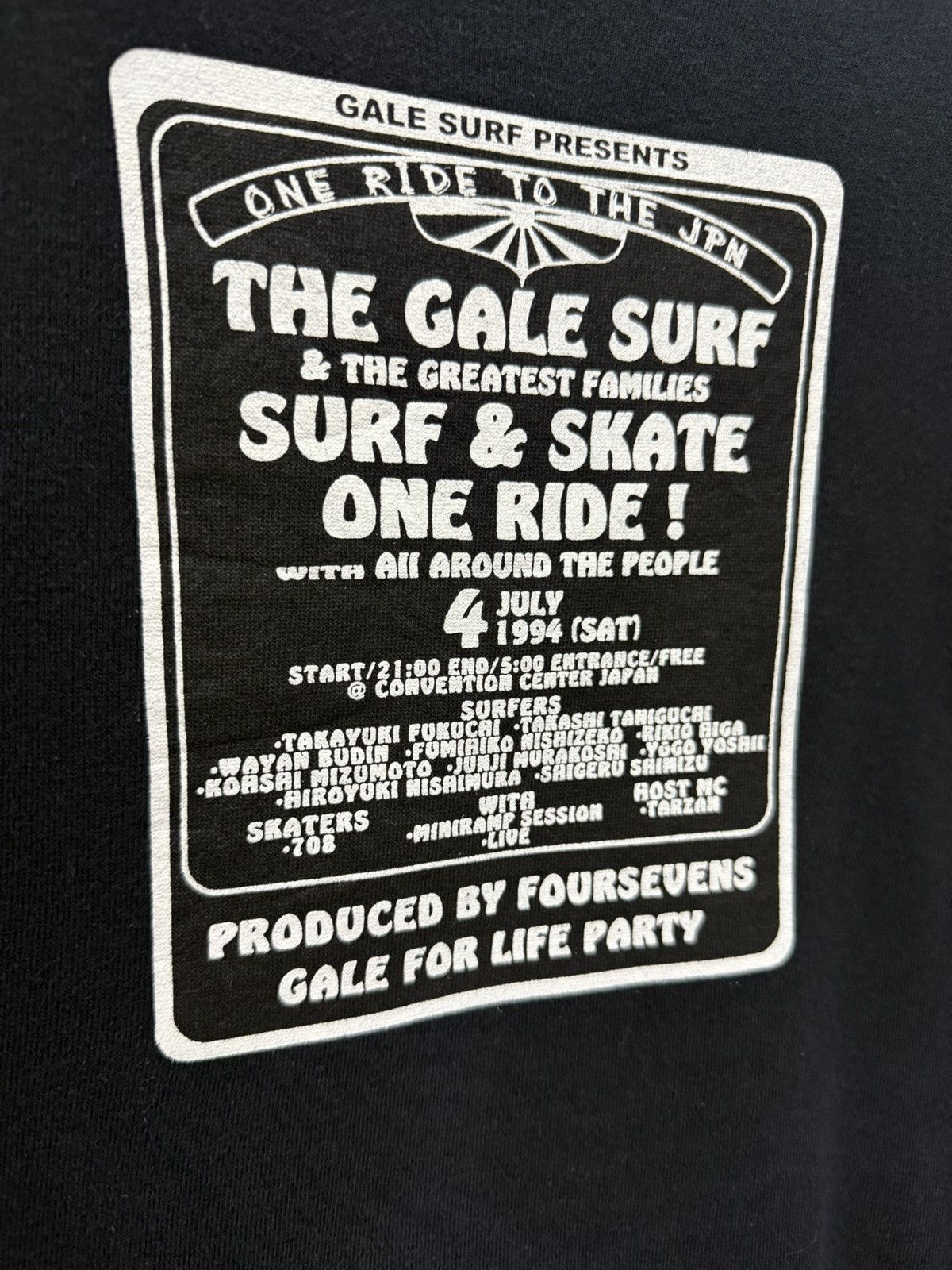 Japanese Brand 🔥 Gale Japan Surf & Skate Roundneck Sweatshirt - M Size US M / EU 48-50 / 2 - 11 Thumbnail