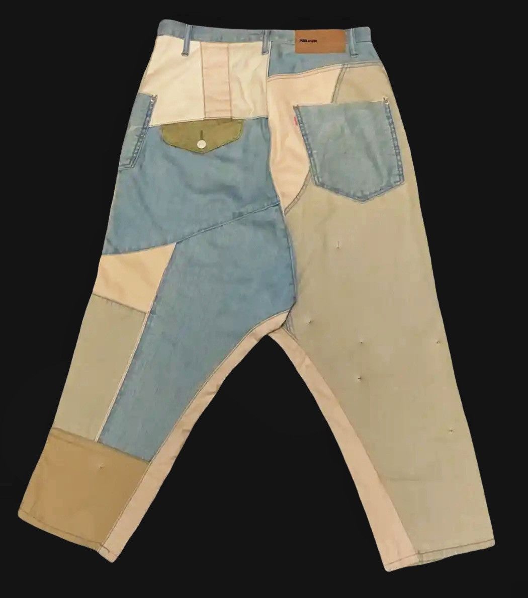 Ne-Net Issey Miyake Ne-Net Cats Crazy Kapital Patchwork Pants Size US 30 / EU 46 - 2 Thumbnail