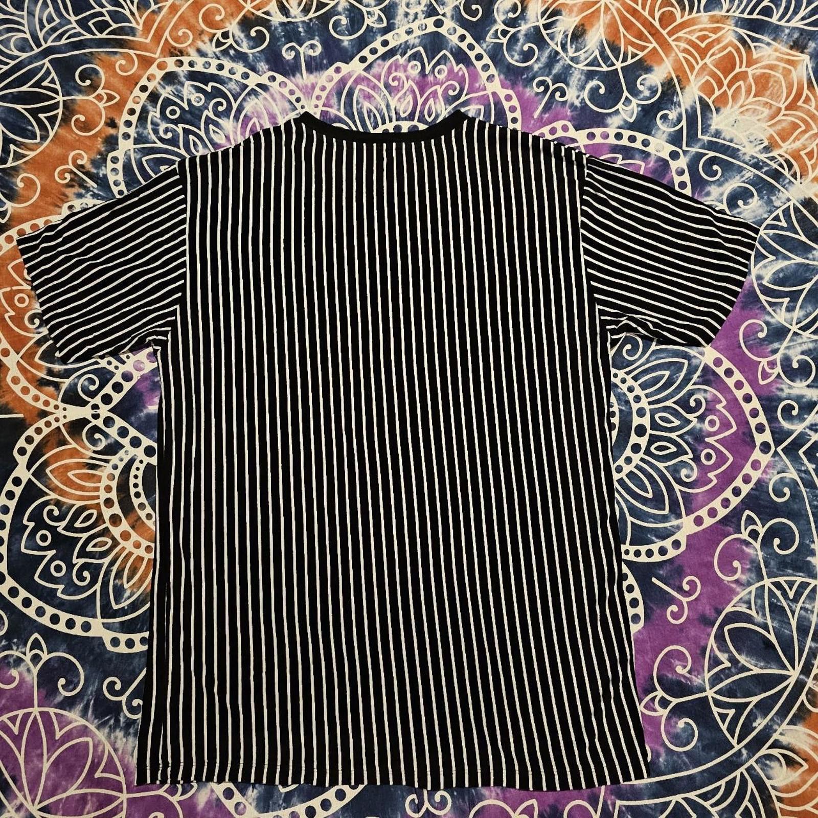 Designer Men's Black and White Stripped Shirt Size US M / EU 48-50 / 2 - 7 Thumbnail