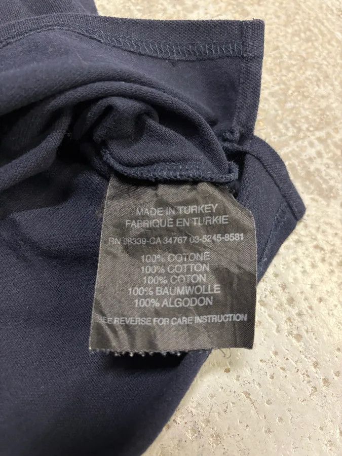Prada 2000s Prada Navy Lined Polo Shirt Size US M / EU 48-50 / 2 - 9 Thumbnail