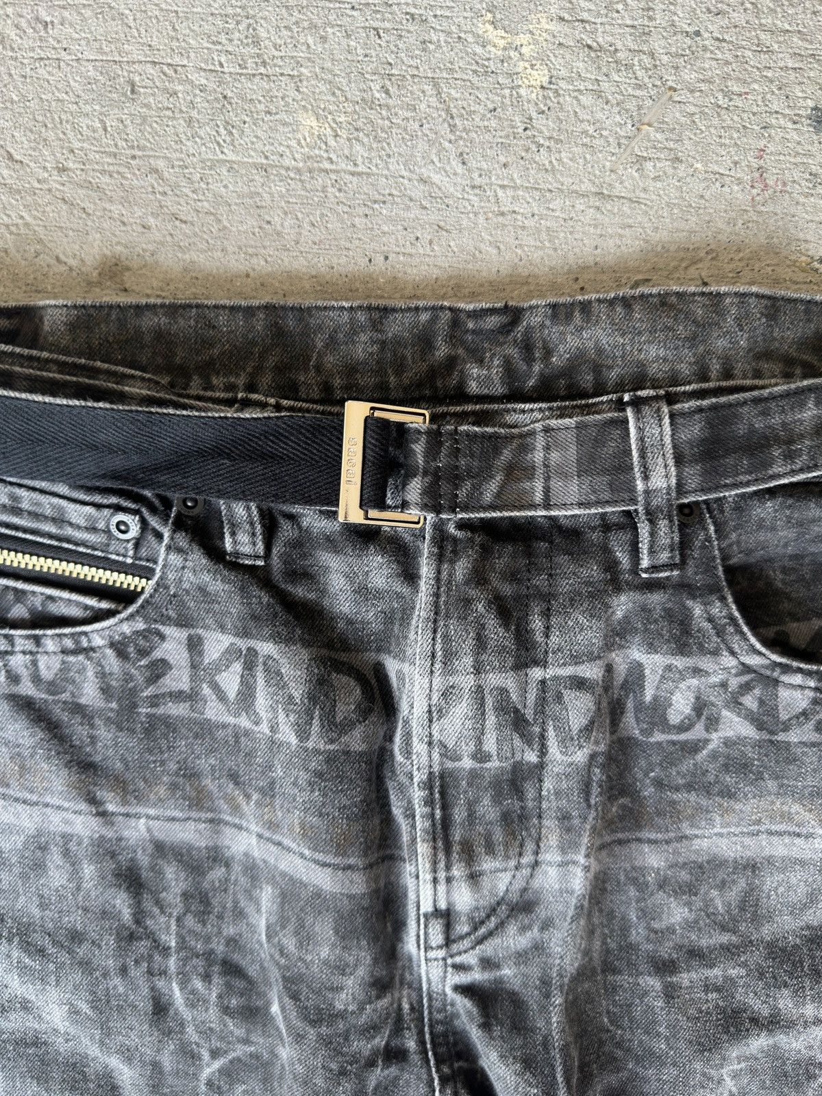 Sacai Sacai x Eric Haze — Graffiti Denim Size US 32 / EU 48 - 3 Thumbnail