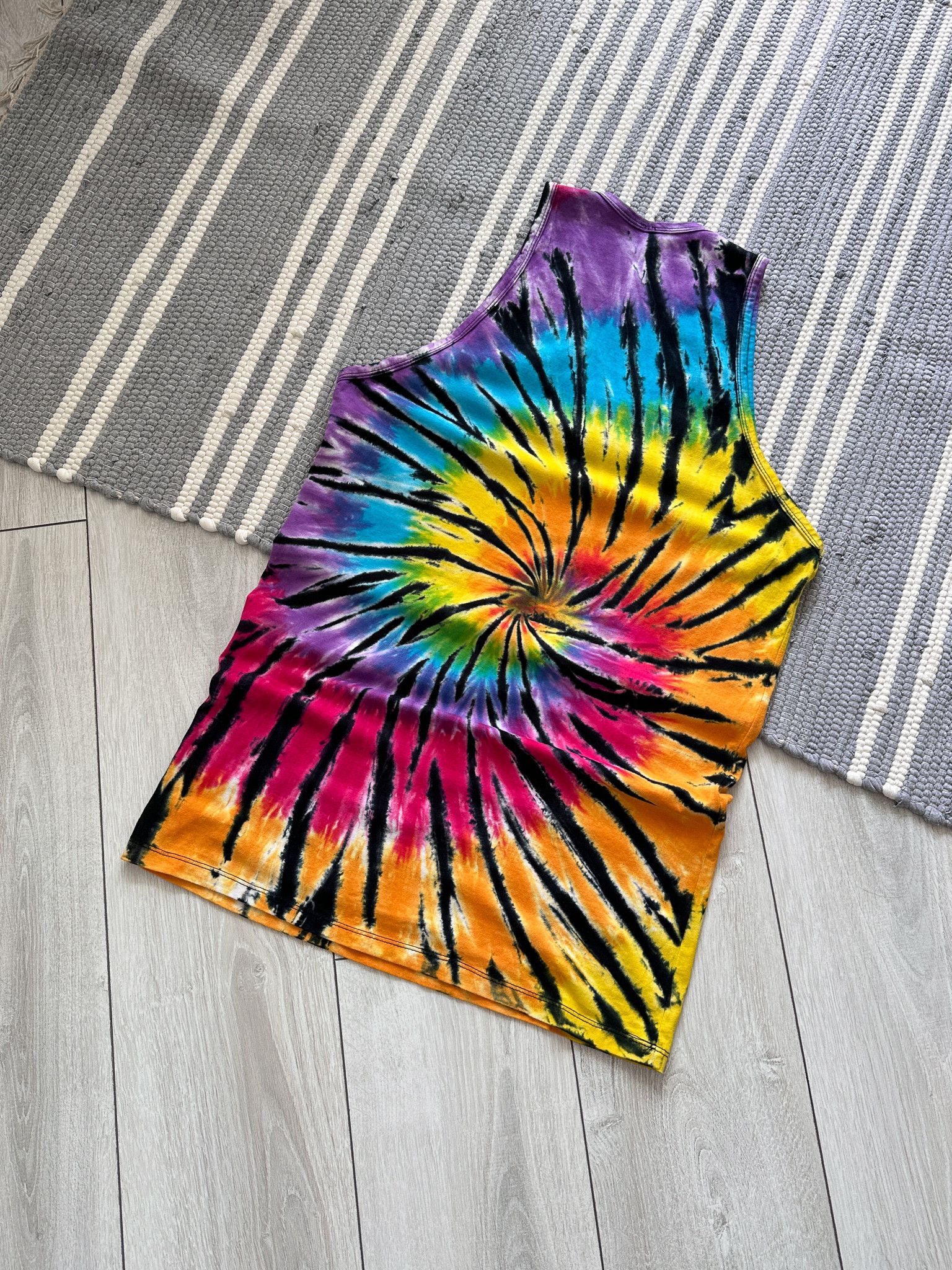 Stussy Vintage Stussy Tie Dye Tank Top Size US S / EU 44-46 / 1 - 2 Thumbnail