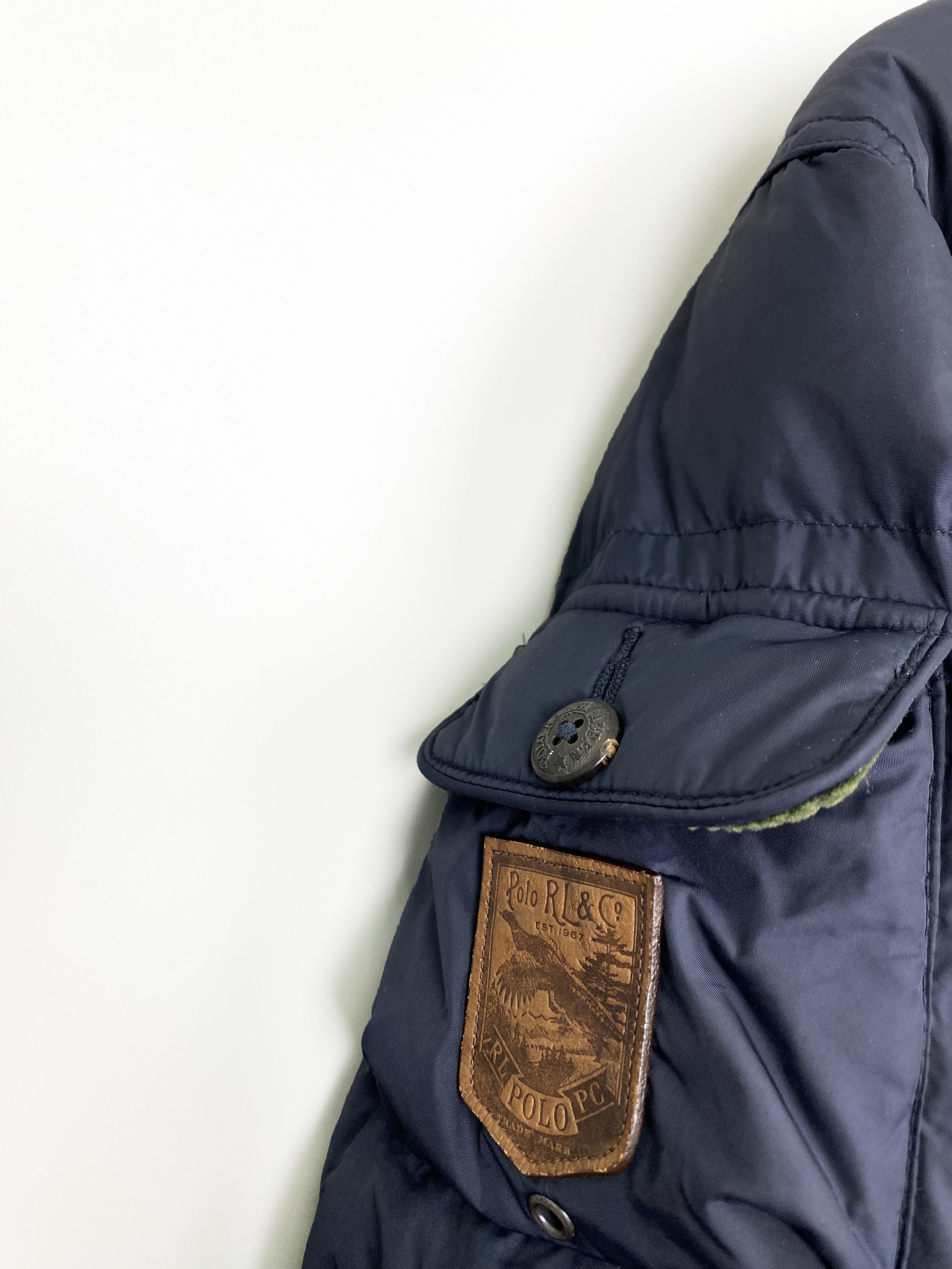 Polo Ralph Lauren POLO RALPH LAUREN Vintage Down Jacket Leather Patch Size US S / EU 44-46 / 1 - 6 Thumbnail