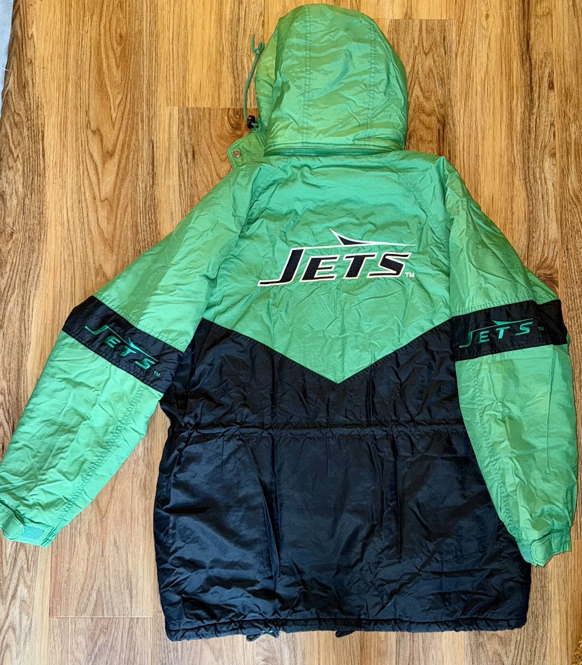 NFL Jets GameDay “Starter” vibes really njce condition warm Size US L / EU 52-54 / 3 - 2 Thumbnail