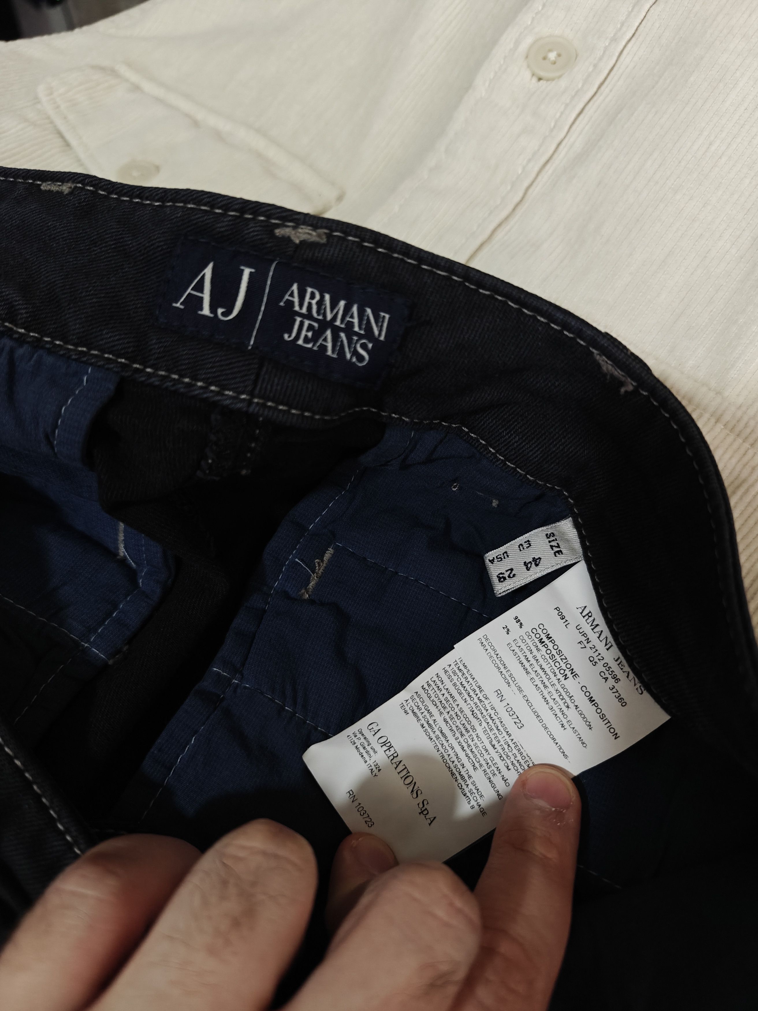 Armani Armani Jeans Denim Pants Gray Slim size 32x31 Size US 32 / EU 48 - 10 Thumbnail