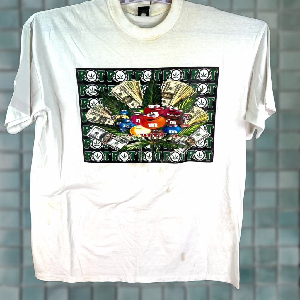 Vintage VINTAGE Cotton Heritage T-Shirt Men Big & Tall White 4XL Puff Puff Pass 90s Distressed Camouflage Cotton Heritage Tag Shirt Mens Size US XXL / EU 58 / 5 - 1 Thumbnail