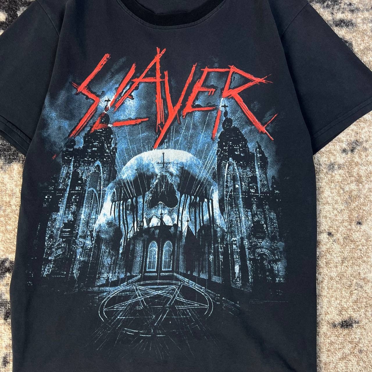 Slayer Slayer Vintage Y2K Two-Sides Logo Rock Band T-Shirt 1TS58 Size US M / EU 48-50 / 2 - 4 Thumbnail