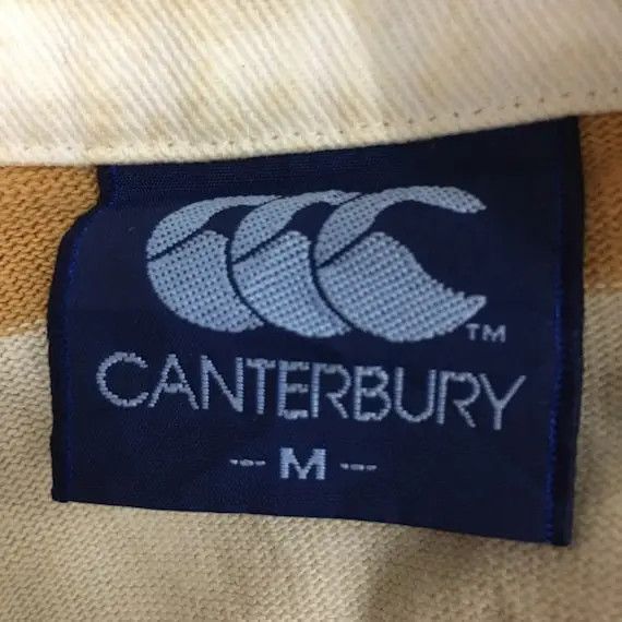 Canterbury of New Zealand Vintage CANTERBURY New Zealand Rugby Striped Polo Tee Shirt Size US S / EU 44-46 / 1 - 7 Thumbnail