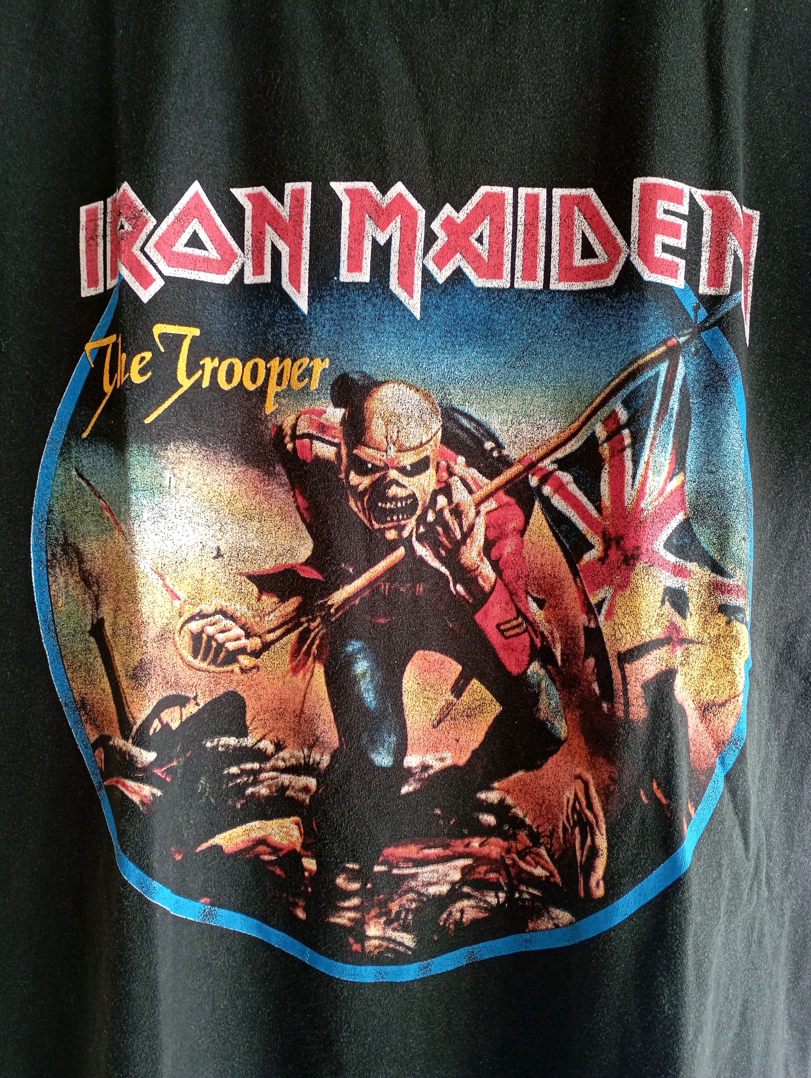 Band Tees Vintage Iron Maiden The Trooper Promo T-shirt Y2K Size US M / EU 48-50 / 2 - 3 Thumbnail