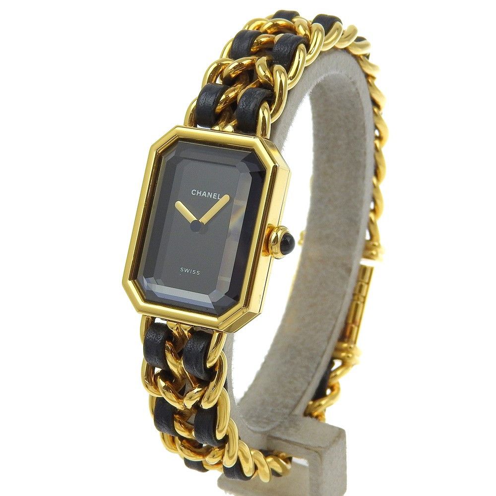 Chanel Chanel Premiere Rock Quartz Watch Plated Metal and Leather Size ONE SIZE - 1 Thumbnail