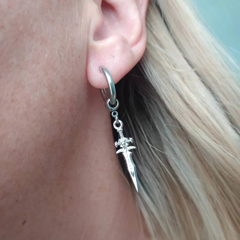 Japanese Brand × Vintage Sword Hip Hop Earrings Size ONE SIZE - 3 Thumbnail