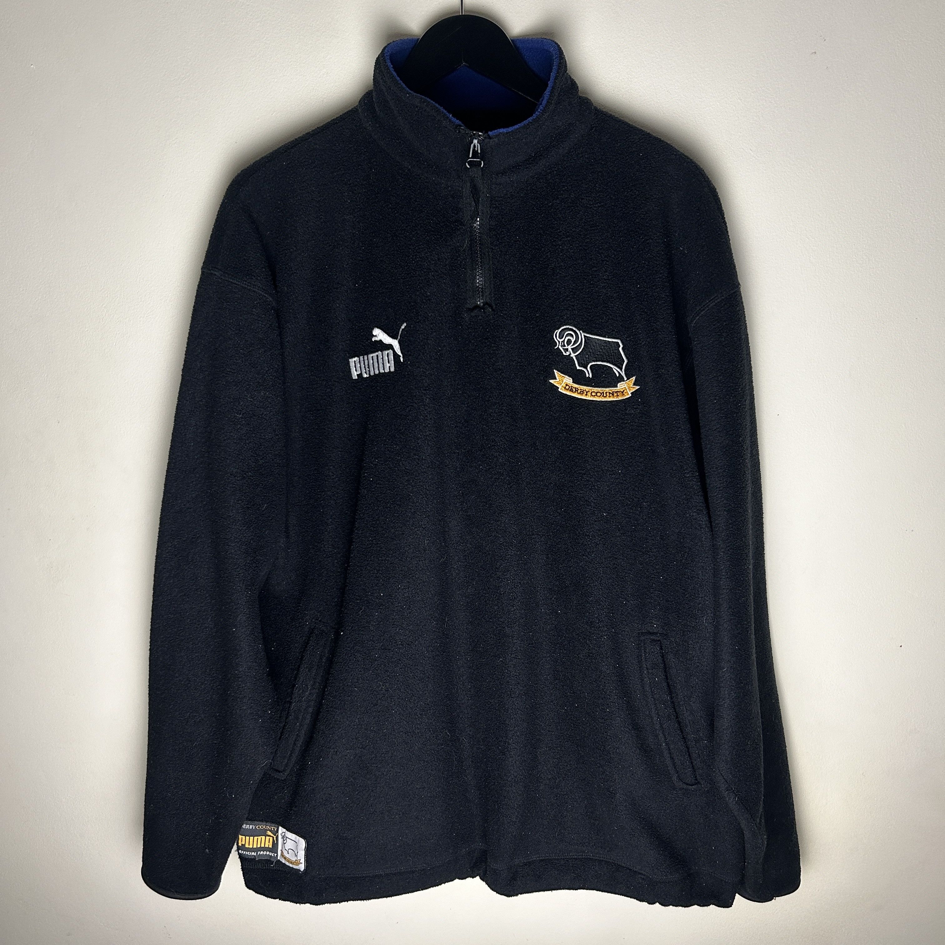 Vintage Puma Derby County Fleece Jacket