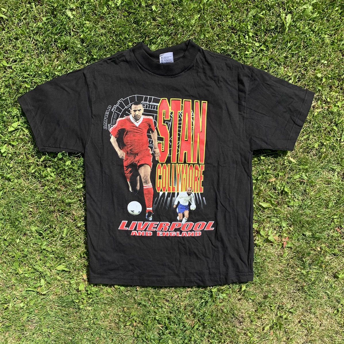 Vintage Vintage 90s Stan Collymore Liverpool England Tee Size US M / EU 48-50 / 2 - 1 Thumbnail