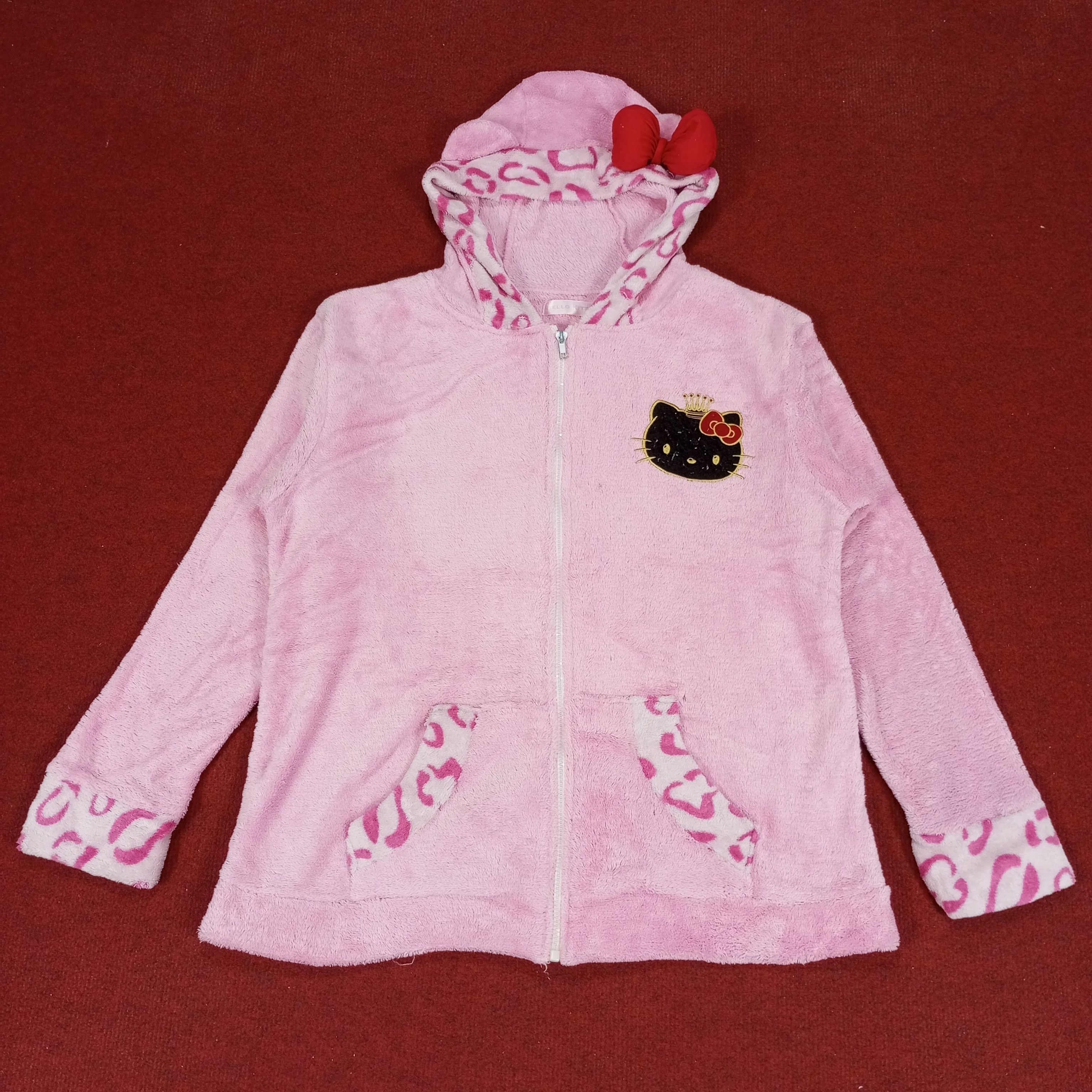 Cartoon Network × Vintage Hello Kitty Nice Design Fashion Cartoon Style Zipper Hoodie Size S / US 4 / IT 40 - 3 Thumbnail