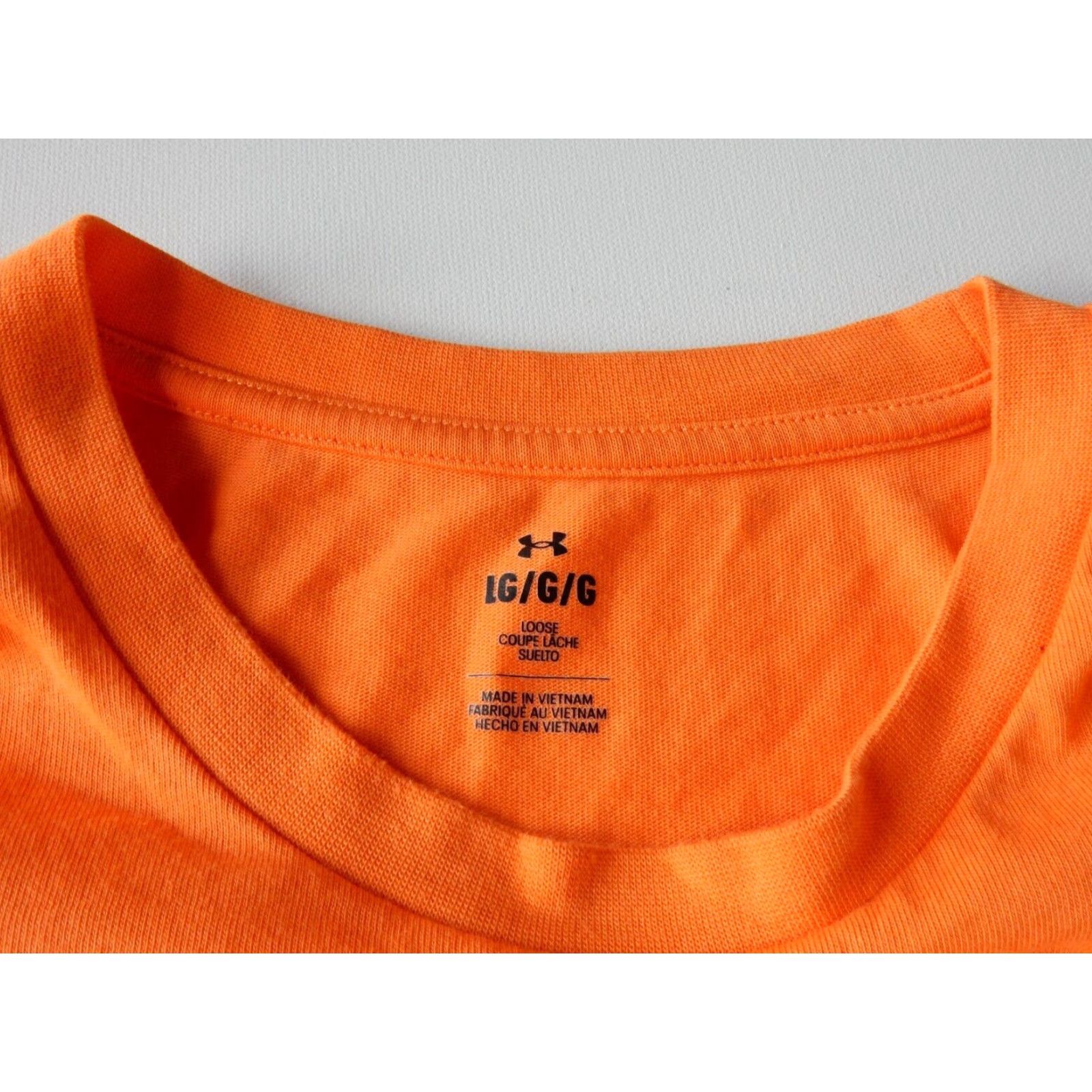 Under Armour Under Armour Short Sleeve T-Shirt Men's Large Orange Size US L / EU 52-54 / 3 - 3 Thumbnail