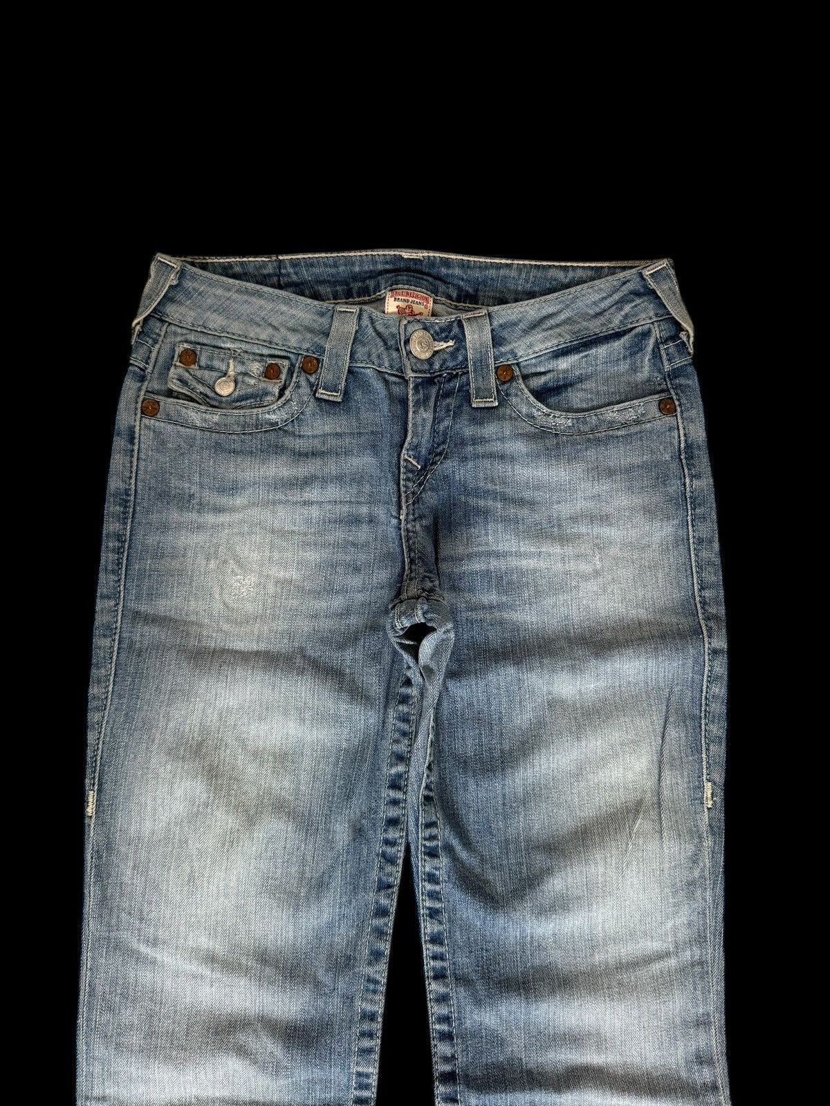 True Religion True Religion Washed Flared Bootcut Denim Jeans Hi-Rise Boot Size 26" / US 2 / IT 38 - 7 Thumbnail